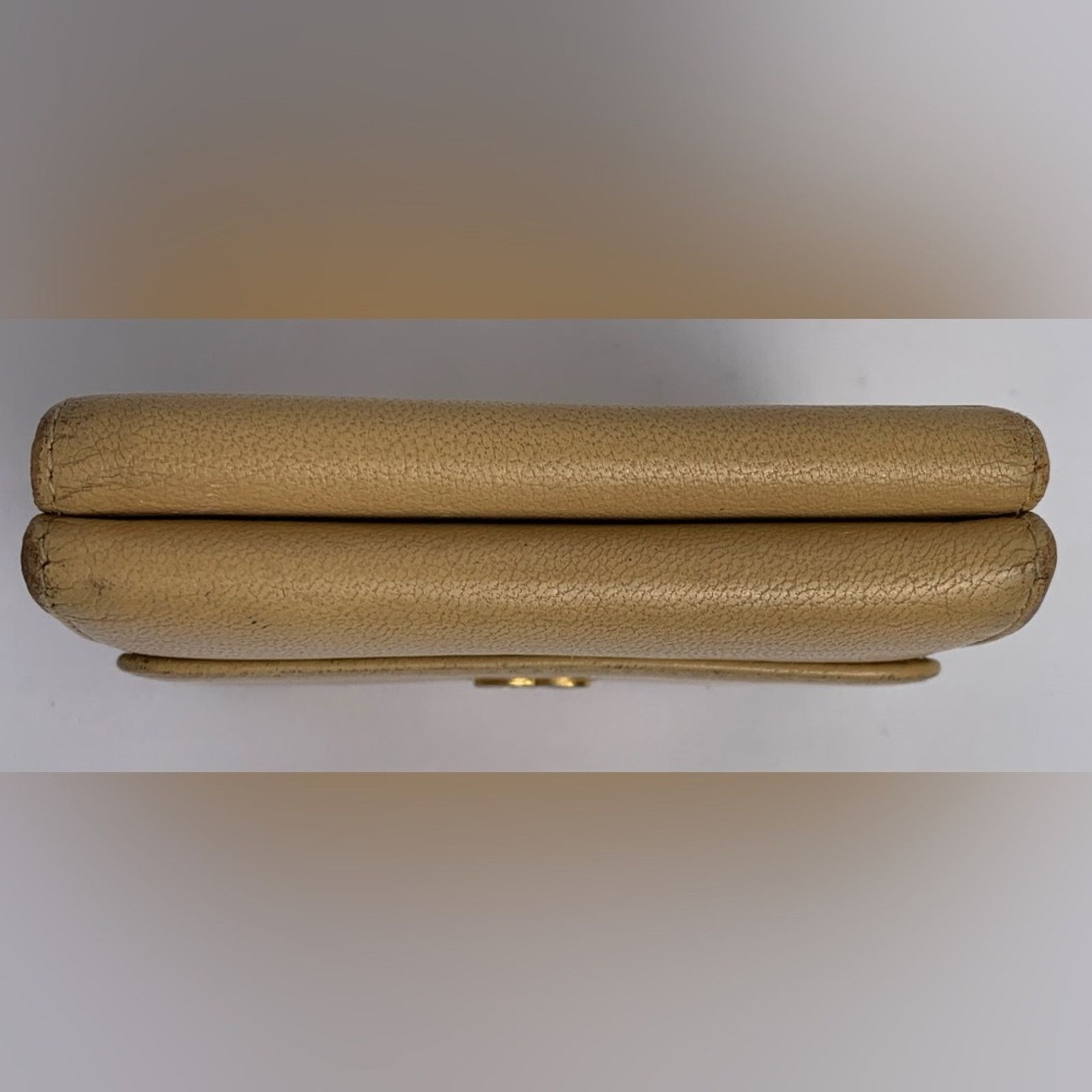 Chanel Authentic Chanel Tan Leather Wallet Tri fold Size ONE SIZE - 14 Thumbnail
