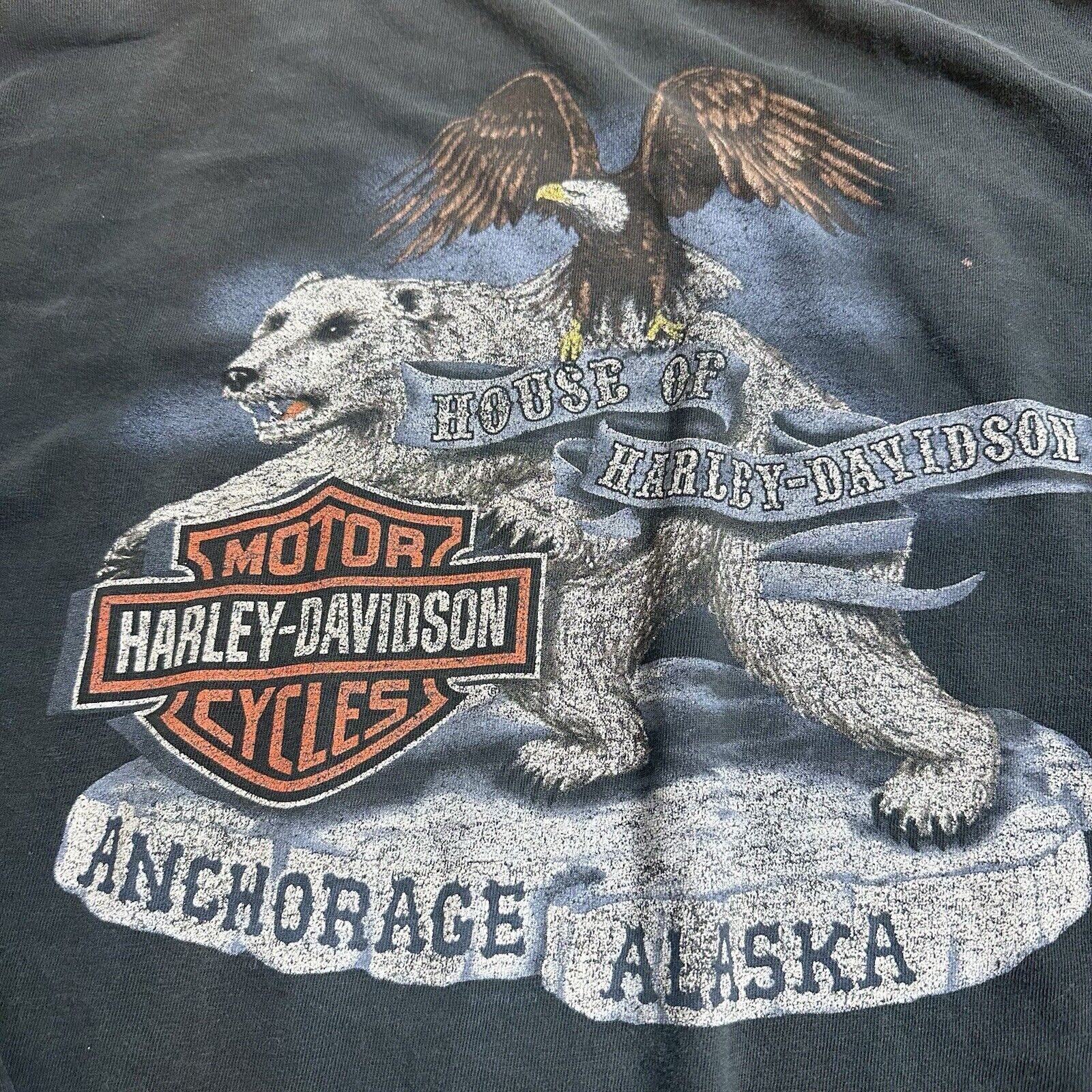 Harley Davidson Harley Davidson Anchorage shirt Mens XL 2004 Last Frontier Size US XL / EU 56 / 4 - 10 Thumbnail