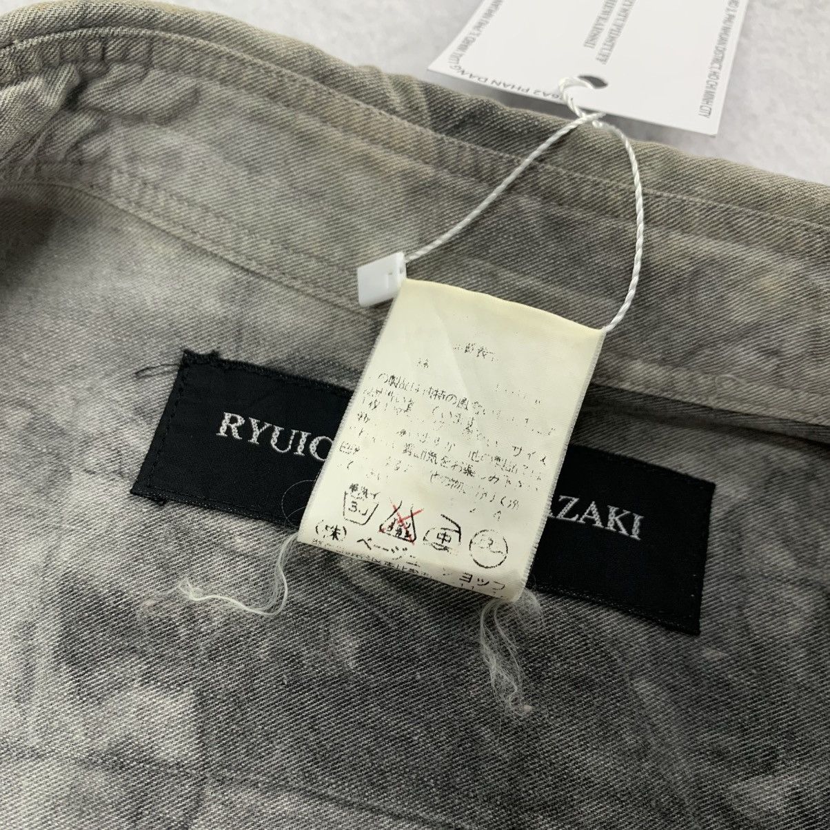 Ryuichiro Shimazaki Ryuichiro Shimazaki Homme Marble Wash Denim Shirt Jacket Size US L / EU 52-54 / 3 - 5 Thumbnail