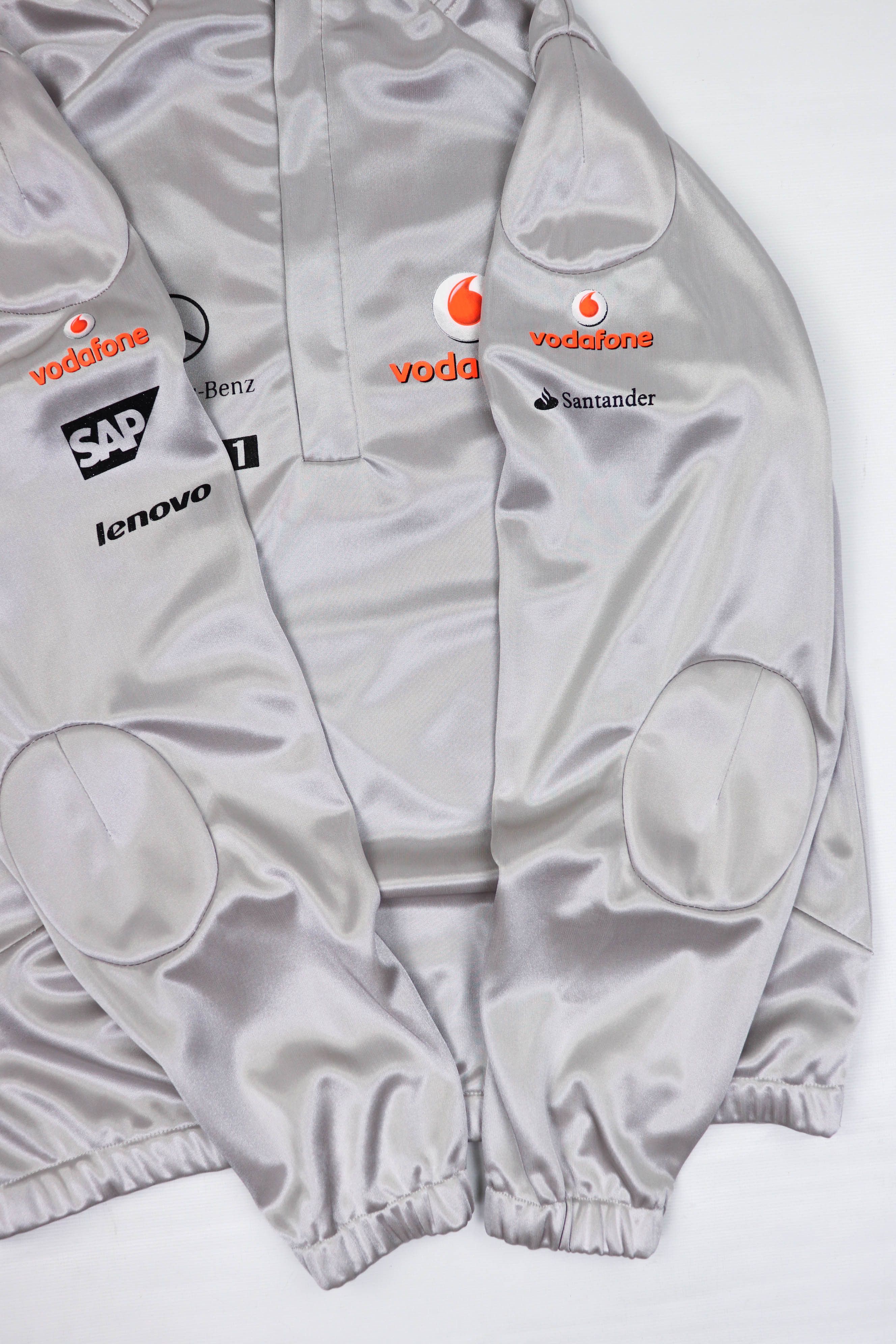 Malcolm McLaren Vodafone Mclaren Mercedes-Benz Racing Team Silver Pullover Size US M / EU 48-50 / 2 - 10 Thumbnail