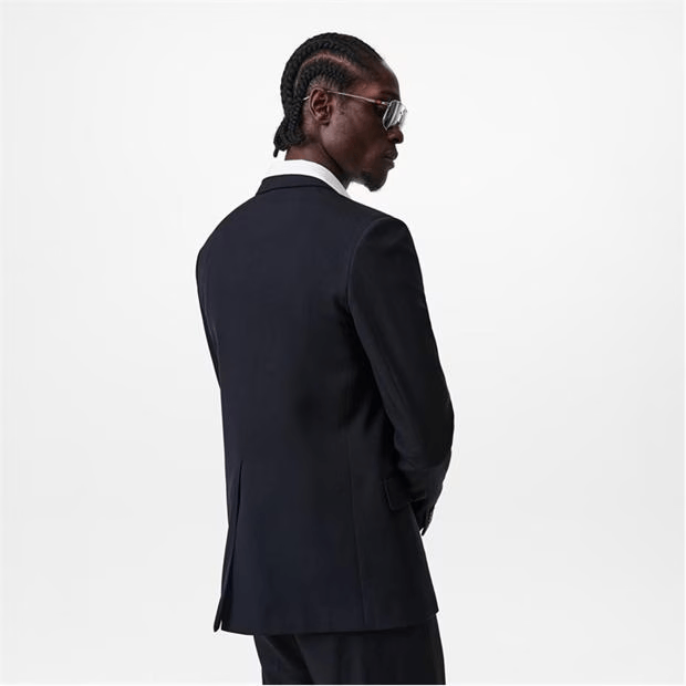 Gucci Single Breasted Contrast Blazer Size 54L - 3 Thumbnail