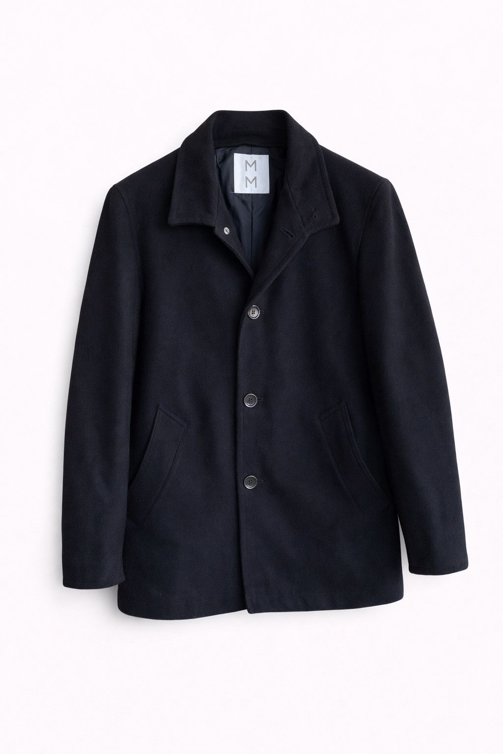 Melrose Men’s Melrose Wool Blend Coat – Japanese Brand Classic Size US S / EU 44-46 / 1 - 1 Thumbnail
