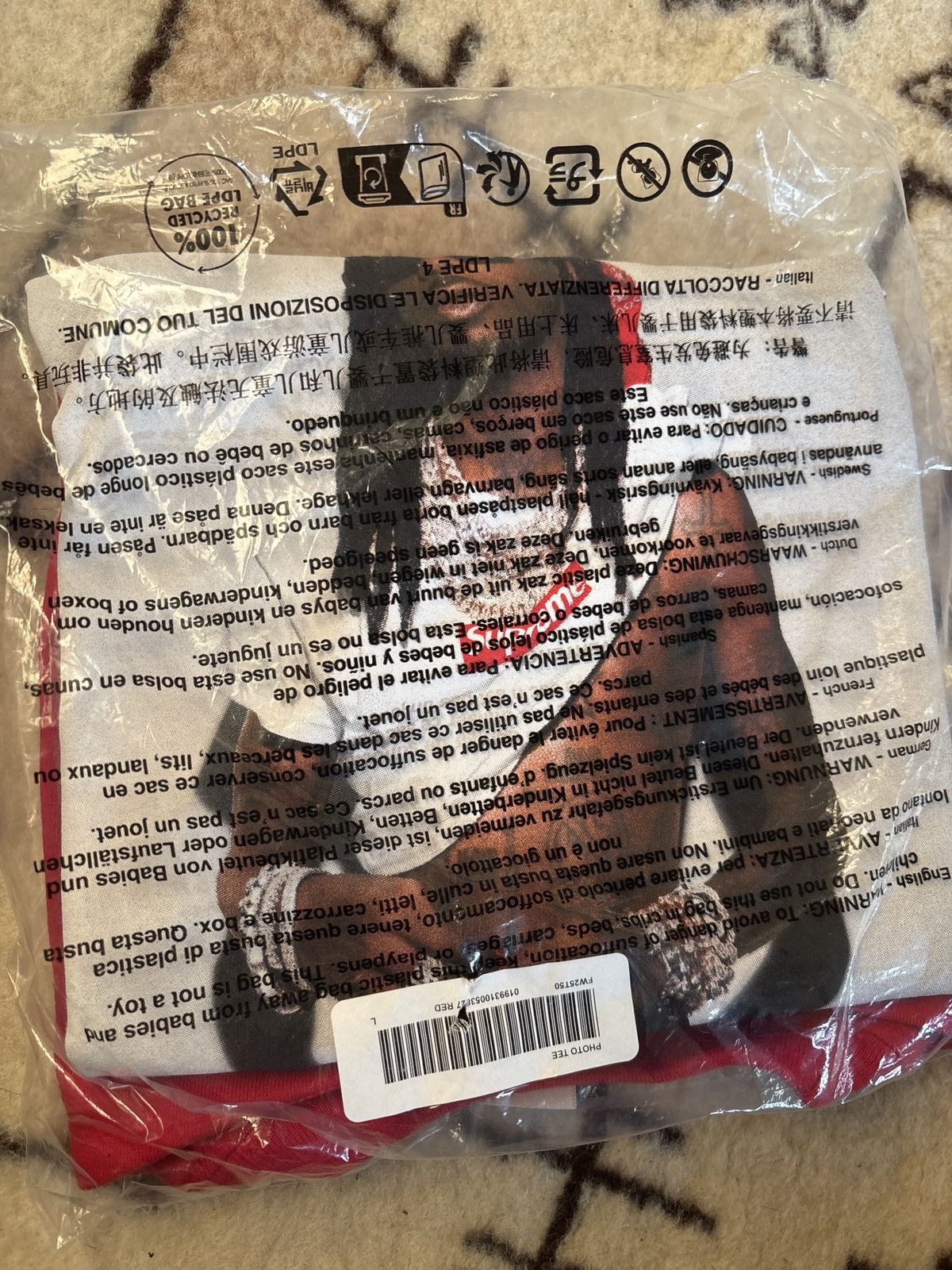 Supreme Playboi carti shirt red Size US L / EU 52-54 / 3 - 1 Thumbnail