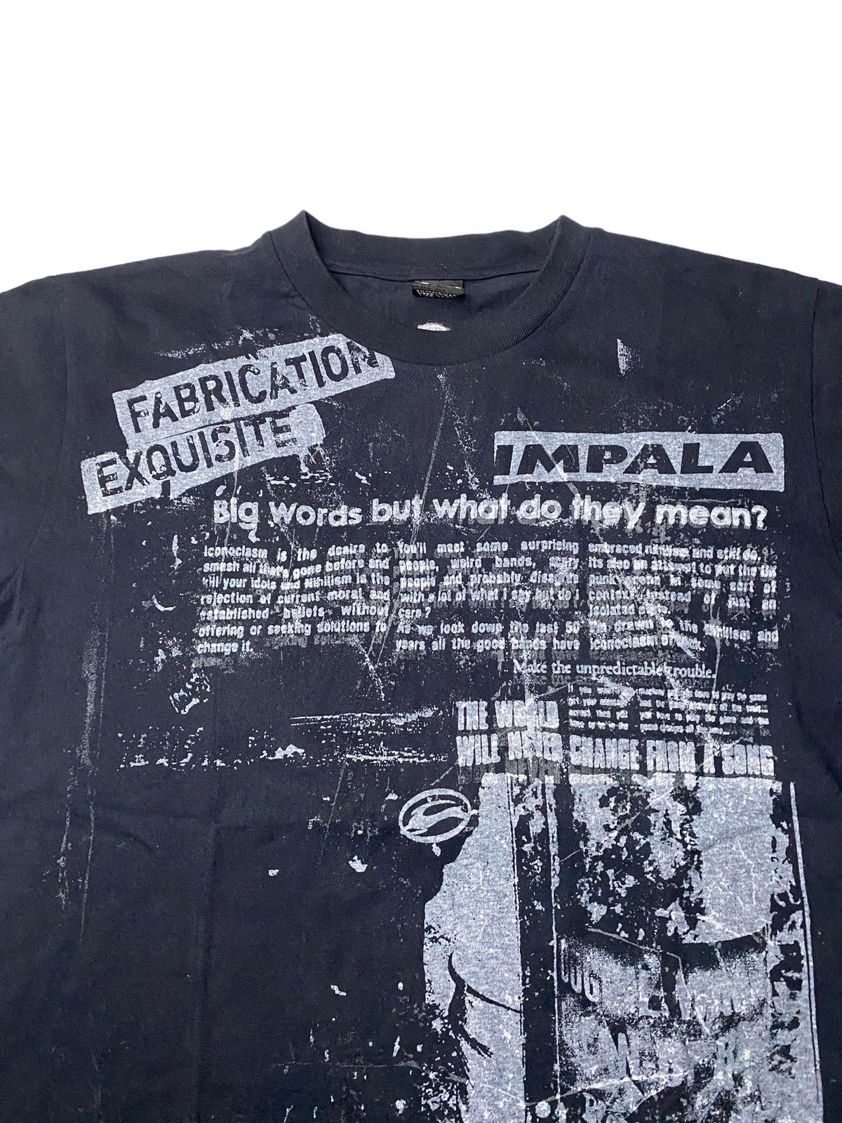 Hysteric Glamour 2000's Impala Poem Punk Shirt Size US L / EU 52-54 / 3 - 2 Thumbnail