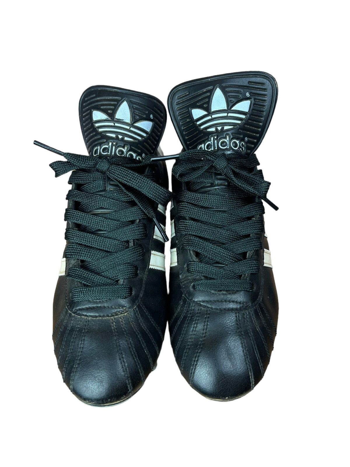 Adidas Vintage 80s Adidas Bologna Soccer Shoes Leather West Germany Size US 8.5 / EU 41-42 - 3 Thumbnail