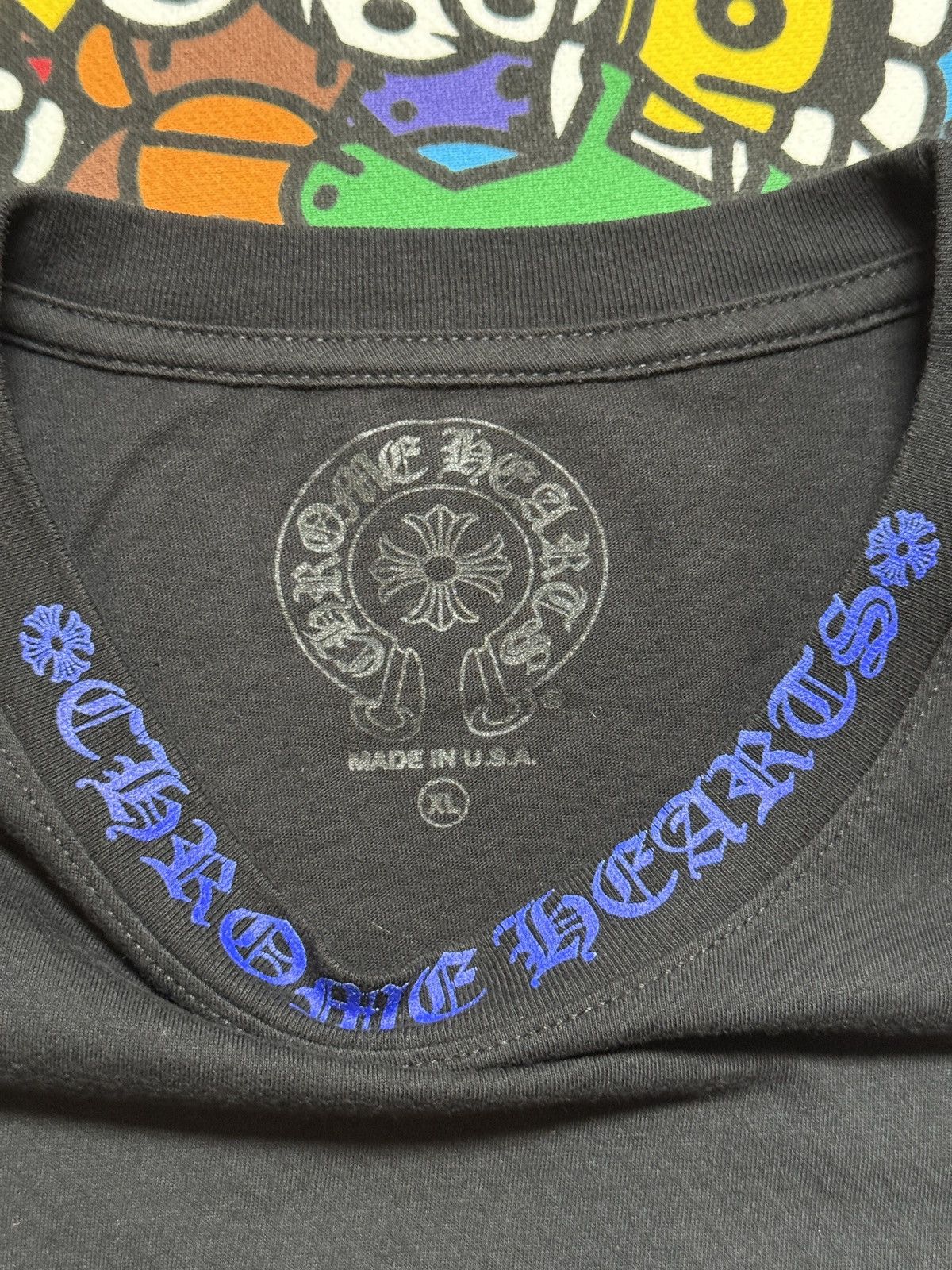 Chrome Hearts Chrome Hearts Black/Script Logo Long Sleeve Tee Size US XL / EU 56 / 4 - 7 Thumbnail