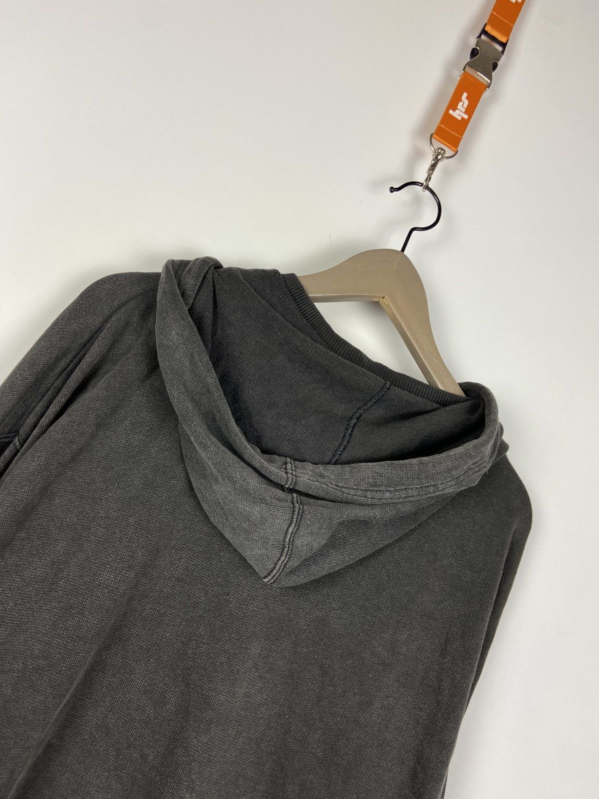 Nike × Vintage Vintage 90 s Nike Force Basketball Zip Hoodie Hooded Faded Size US L / EU 52-54 / 3 - 18 Thumbnail
