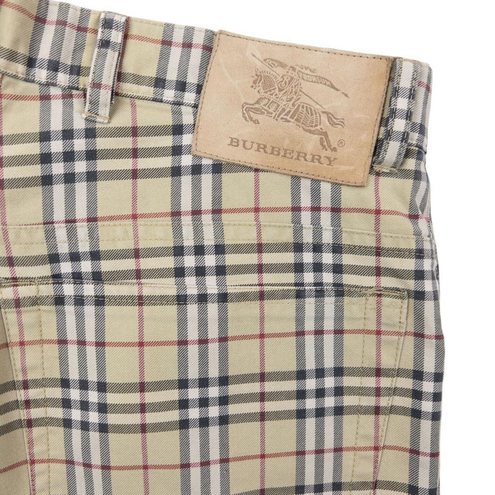 Vintage 2000s Burberry Nova Check Trousers Size W29