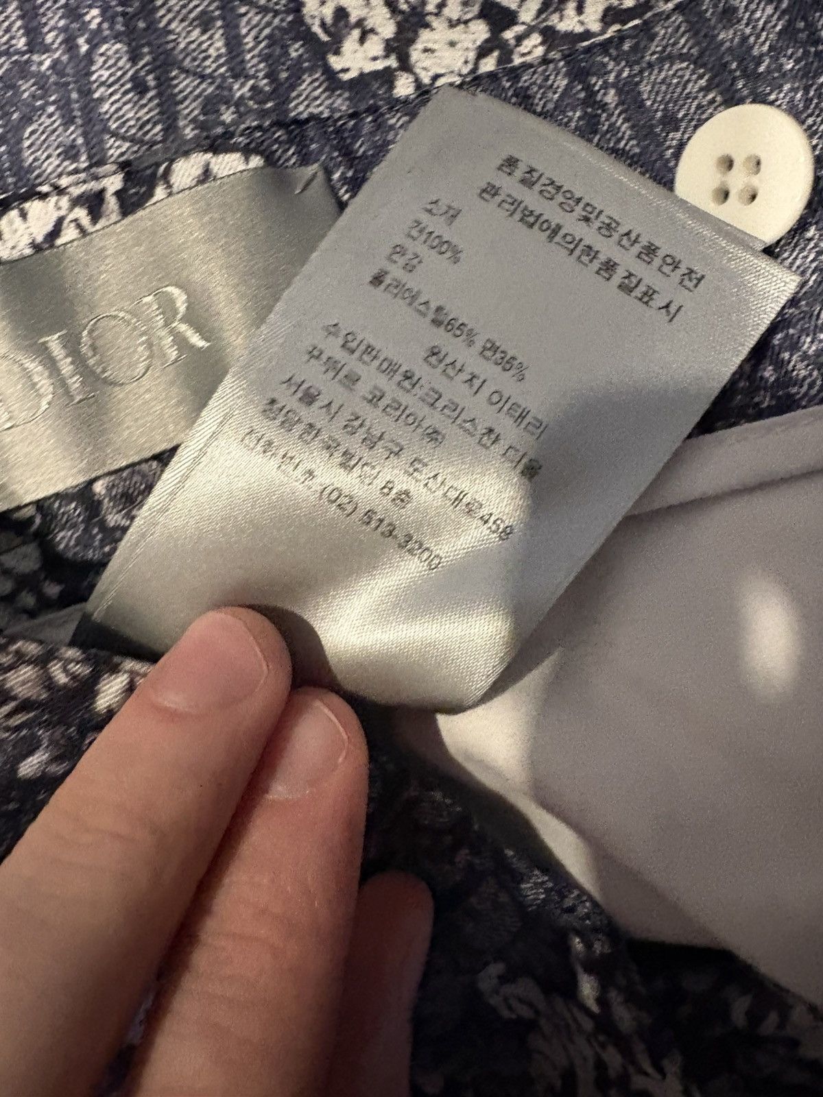 DENIM TEARS × Dior Dior x Denim Tears Oblique Silk Shorts Blue Multi Size 48 Size US 32 / EU 48 - 11 Thumbnail
