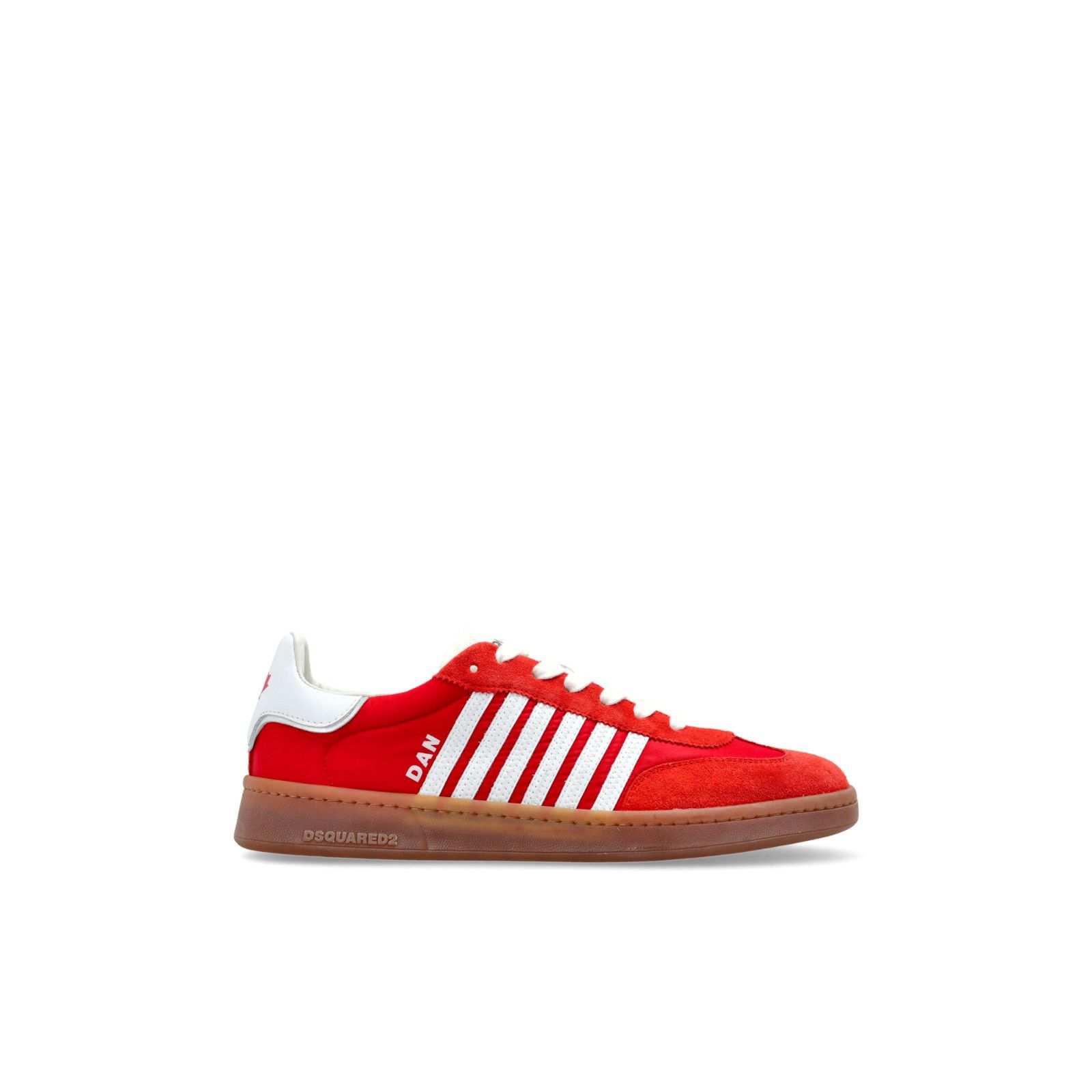 Dsquared2 DSQUARED2 Boxer Red/White Sneakers New And Authentic (Men's Size US 7.5 / EU 40-41 - 1 Thumbnail