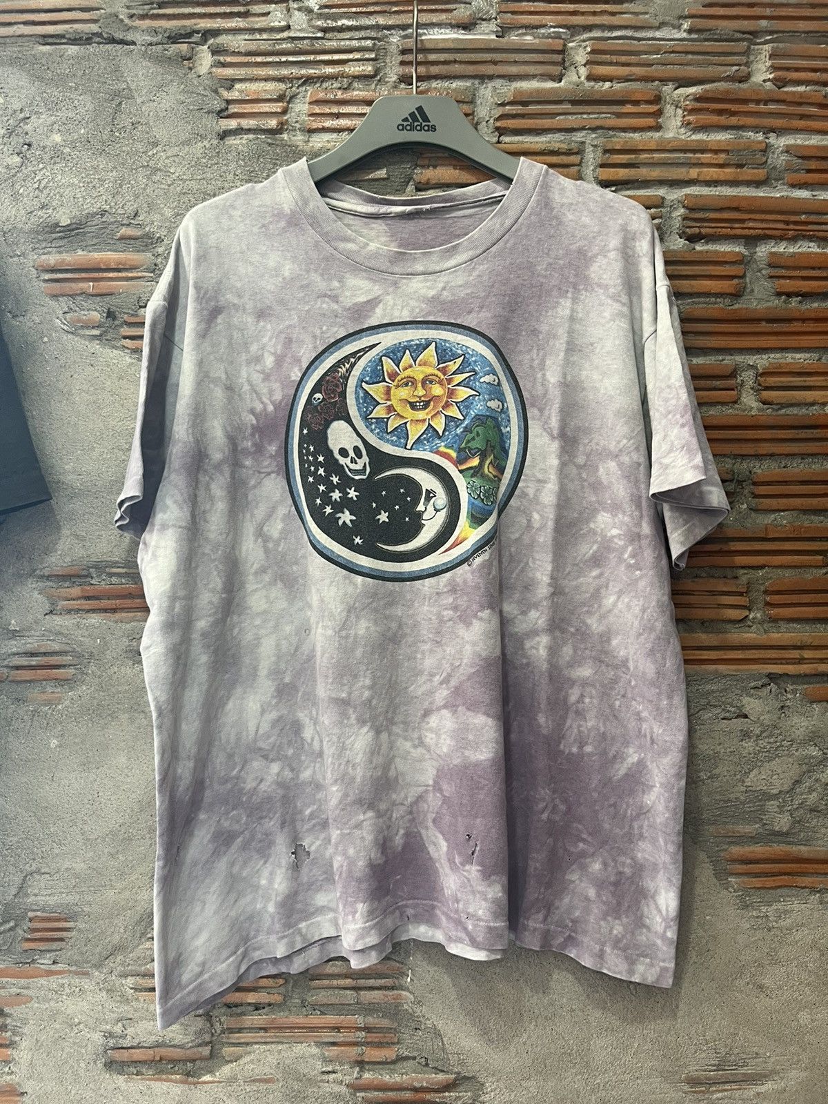 Arts & Science Vintage Sun & Moon Yin-Yang Art Design 95’s Seventh Sense Size US XL / EU 56 / 4 - 2 Thumbnail