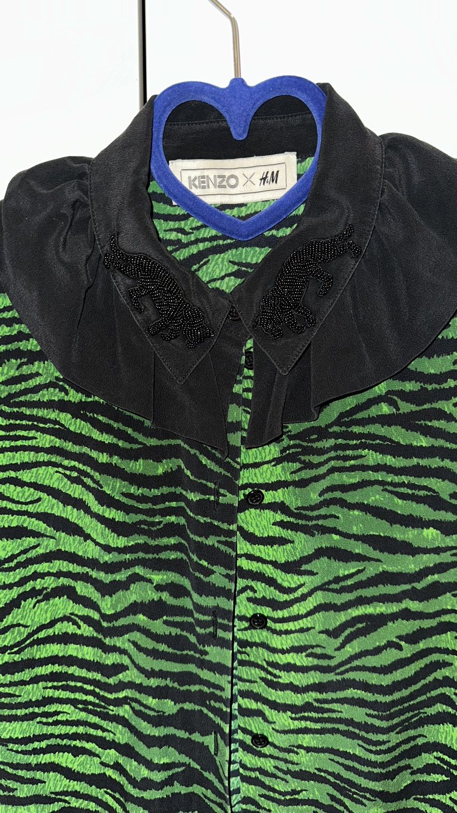 Kenzo Kenzo x H&M Silk Blouse Size S / US 4 / IT 40 - 2 Thumbnail