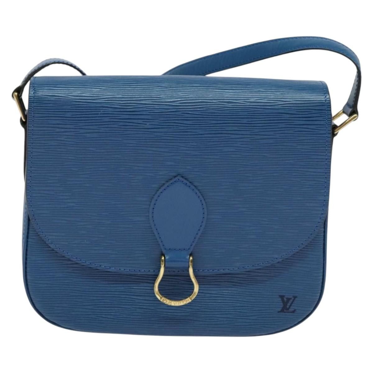 Louis Vuitton LOUIS VUITTON Epi Saint Cloud GM Shoulder Bag Toledo Blue Size ONE SIZE - 13 Thumbnail
