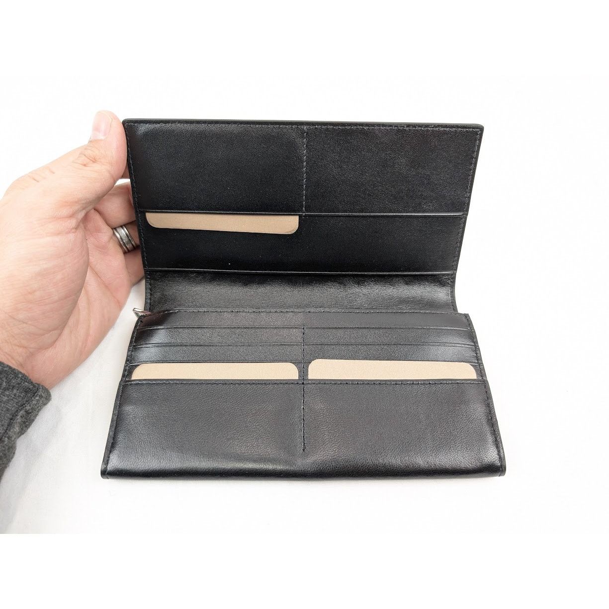 Bottega Veneta o1rshd1 Size: OS / Nappa19 Foglio Zip Wallet in Black Size ONE SIZE - 14 Thumbnail
