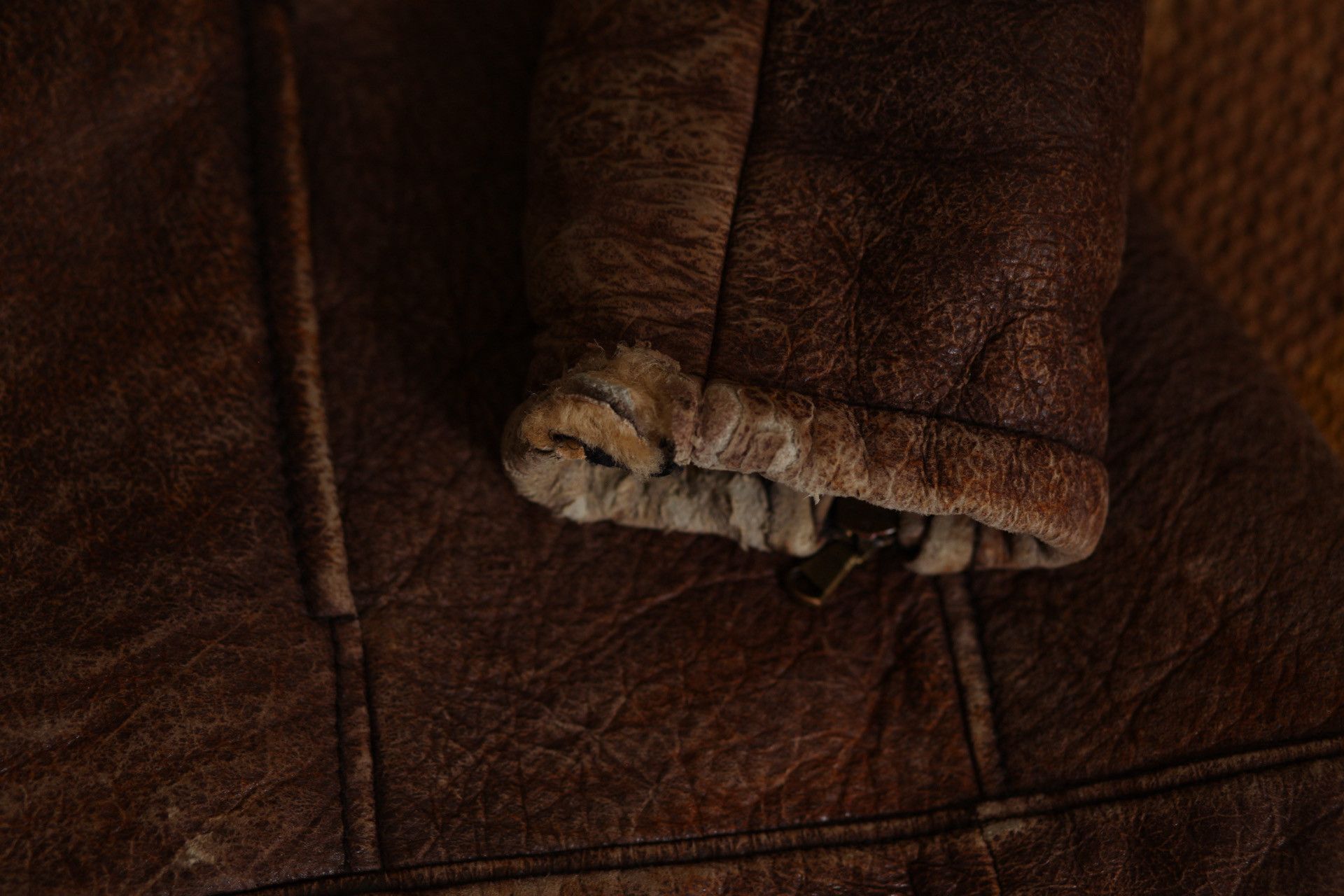 Vintage 1970’s Italian Shearling Café Racer Jacket Size US L / EU 52-54 / 3 - 17 Thumbnail