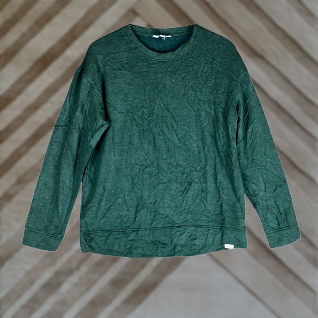 Orvis Orvis Women Sweatshirt Green Pullover Crew Neck Super Soft Long Sleeve Stretch S Size S / US 4 / IT 40 - 1 Thumbnail