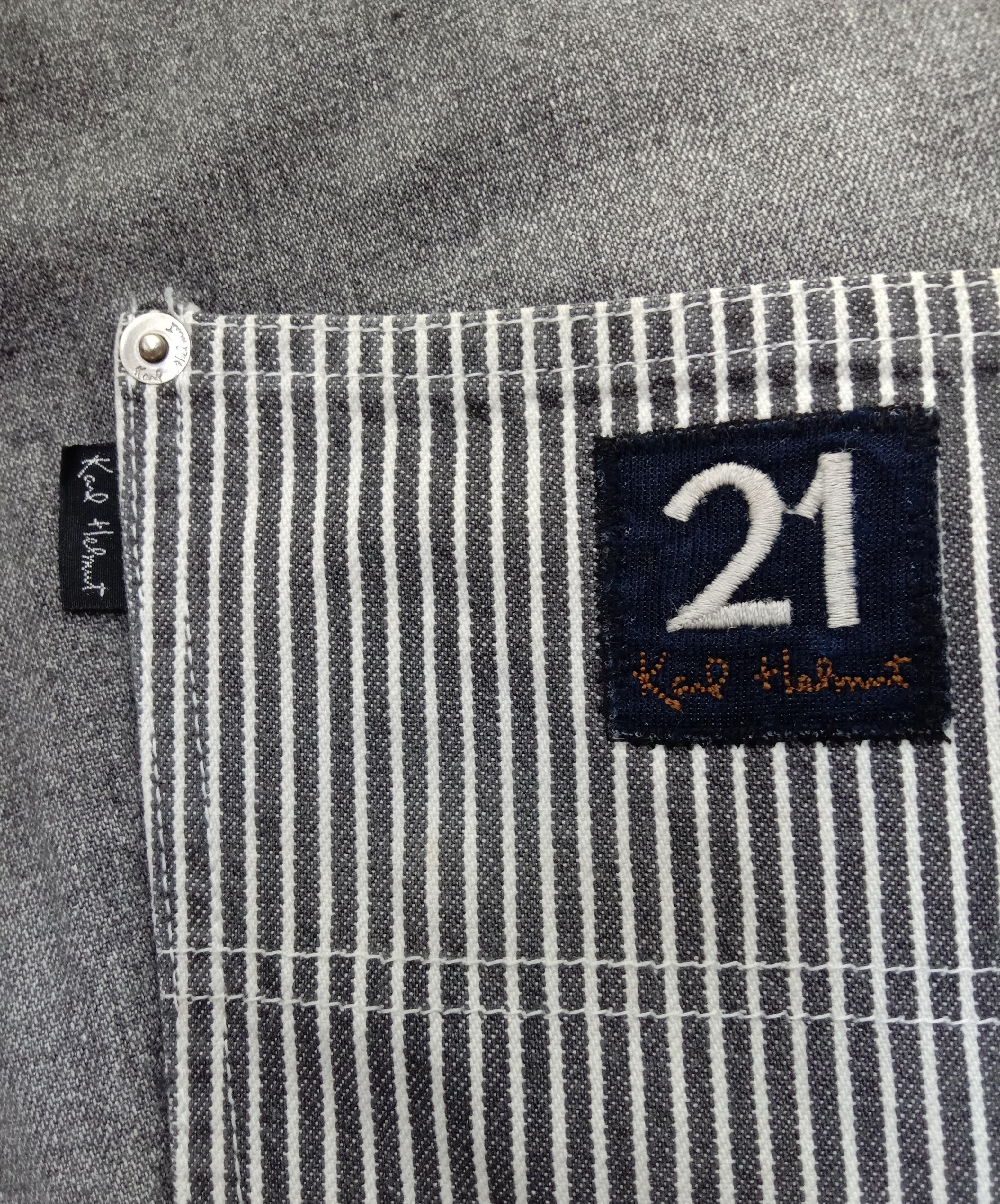 Japanese Brand Baggy Jeans Karl Helmut Double Knee Carpenter Wide Denim Size US 30 / EU 46 - 14 Thumbnail