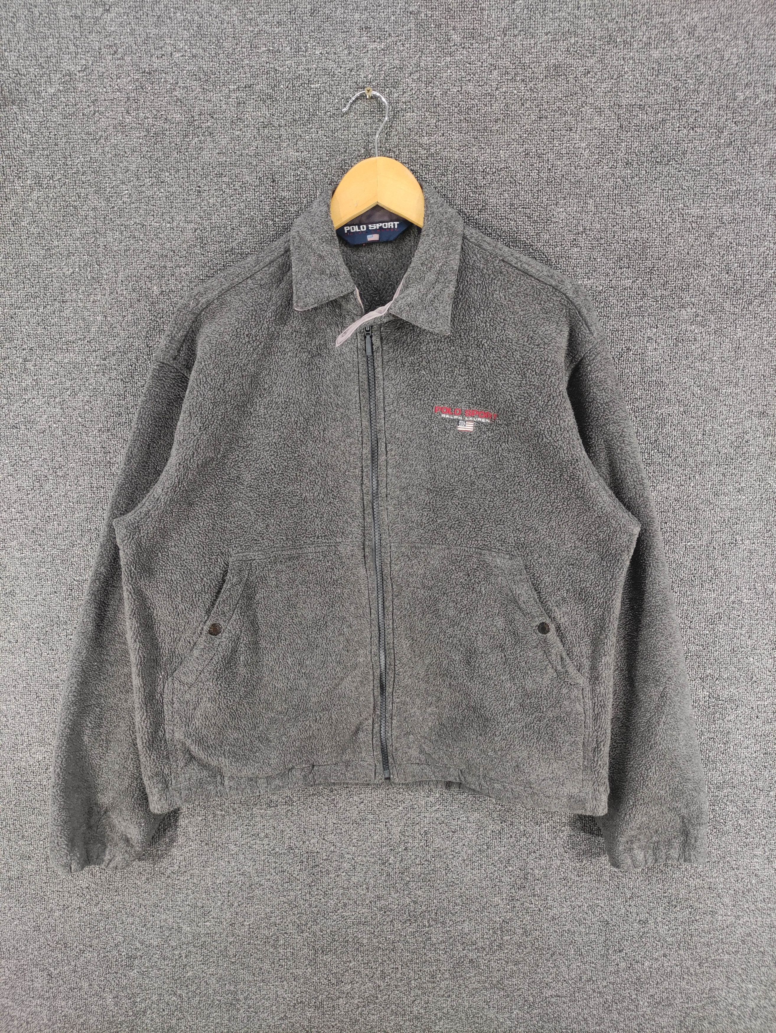 Polo Ralph Lauren Vintage Polo Sport Ralph Lauren Fleece Sweater Jacket Size US M / EU 48-50 / 2 - 1 Thumbnail