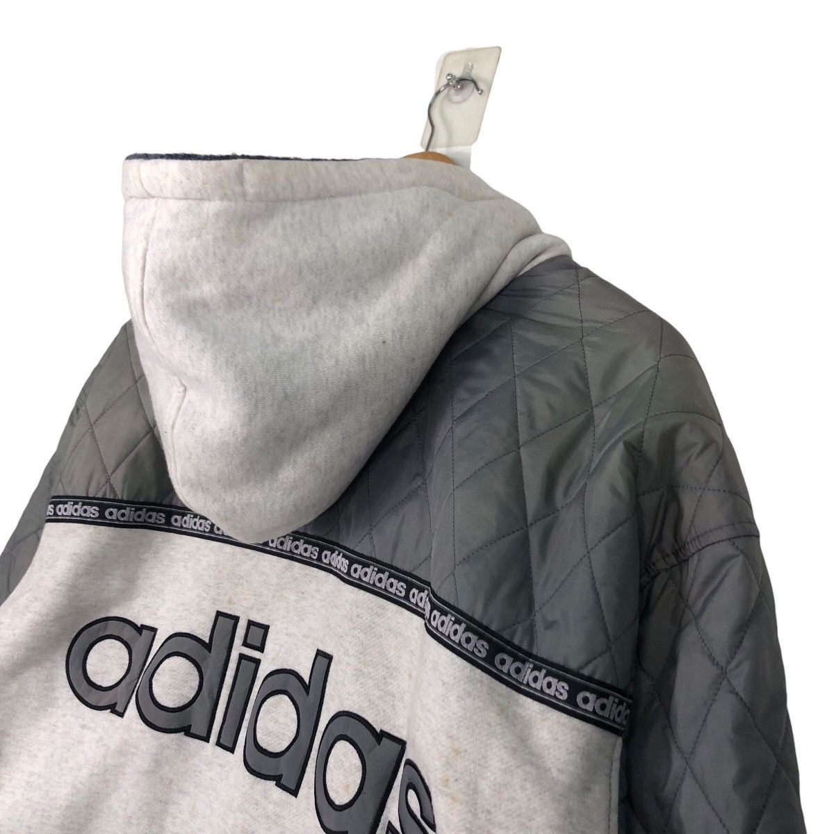 Adidas × Japanese Brand × Vintage Adidas Vintage Jacket Big Logo Rare Design Large #A1 Size US L / EU 52-54 / 3 - 9 Thumbnail