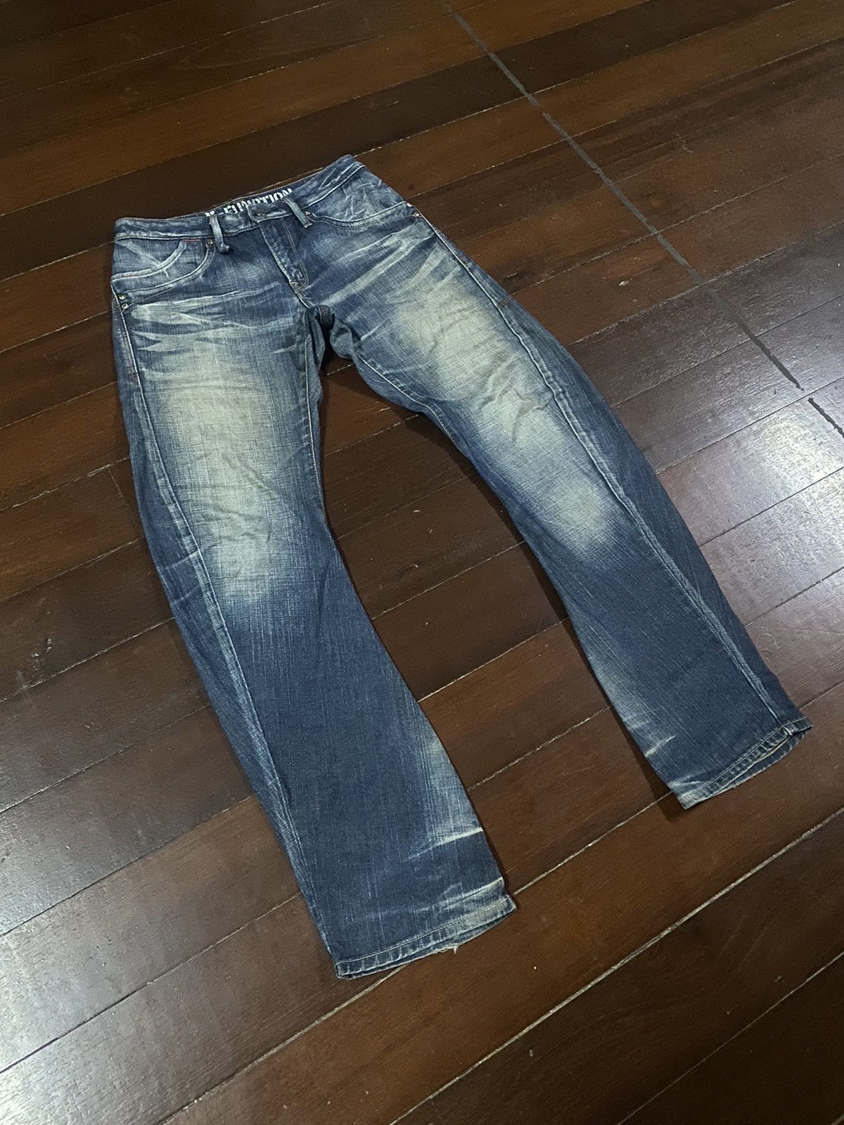 Edwin × Japanese Brand FIRE 🔥 EDWIN E-FUNCTION CURVE FLARE JEANS Size US 32 / EU 48 - 2 Thumbnail