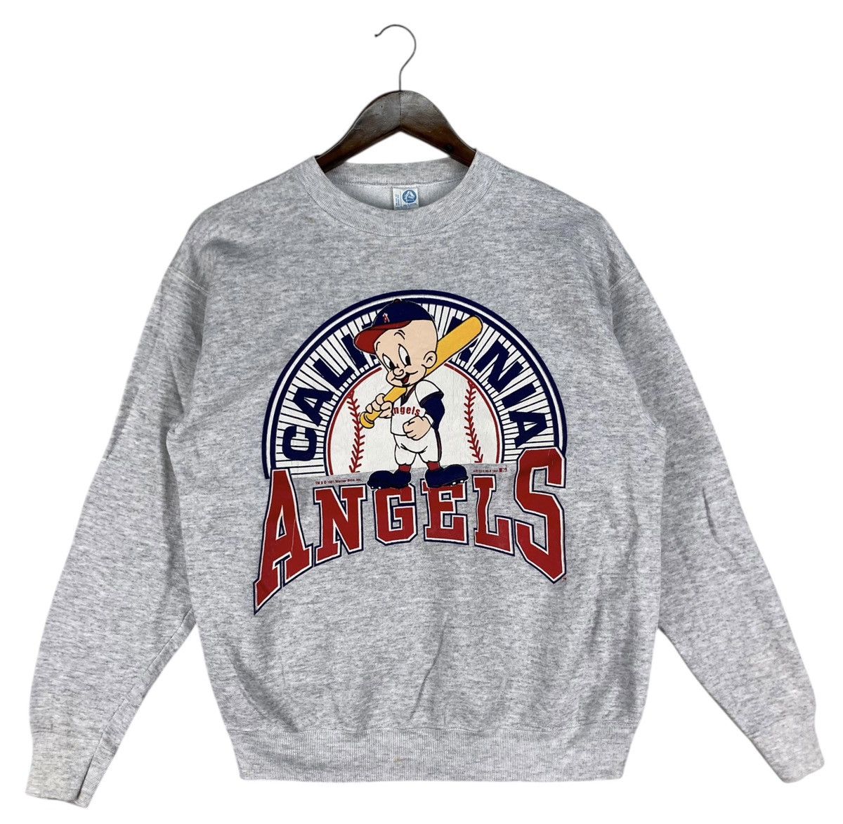 MLB Vtg 1991 Mlb California Angels Sweatshirt Size US M / EU 48-50 / 2 - 1 Thumbnail