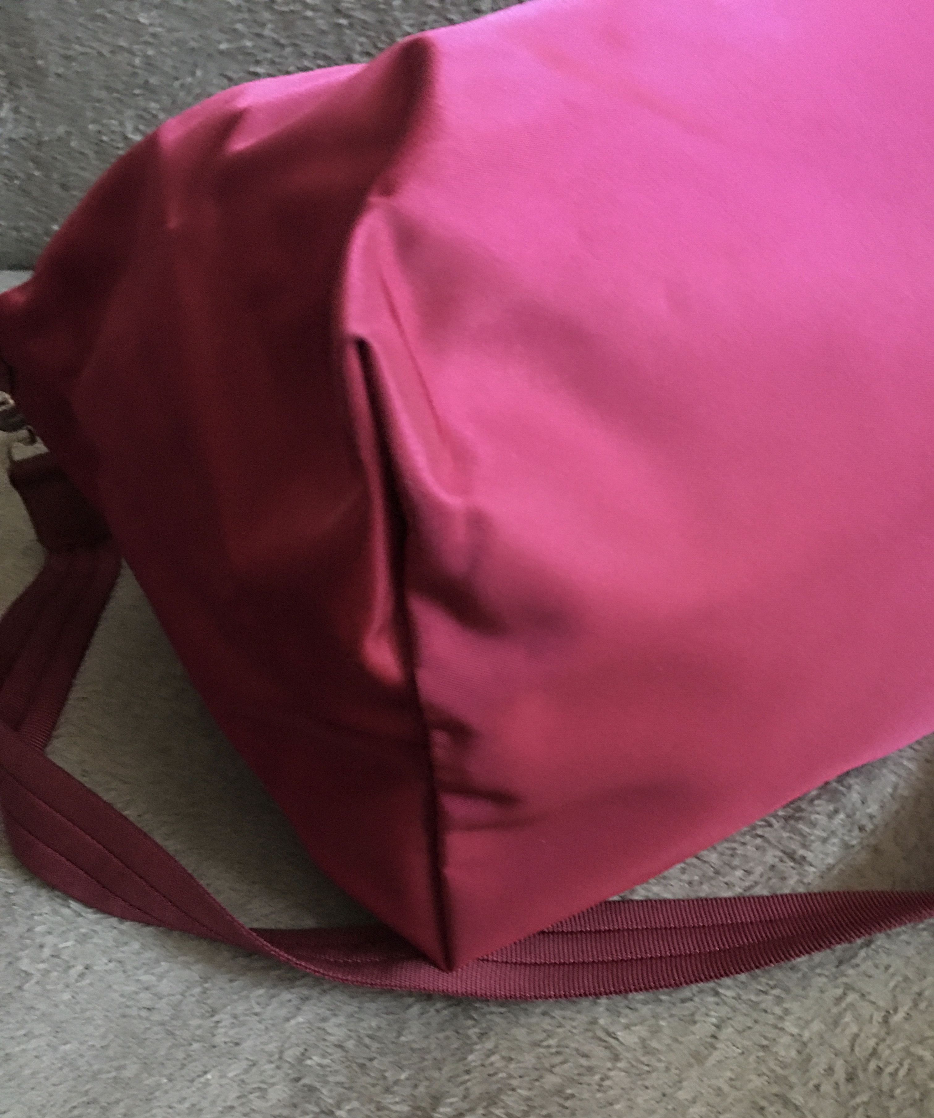 Longchamp Longchamp Le Pliage Neo Medium Tote Bag Raspberry Size ONE SIZE - 9 Thumbnail