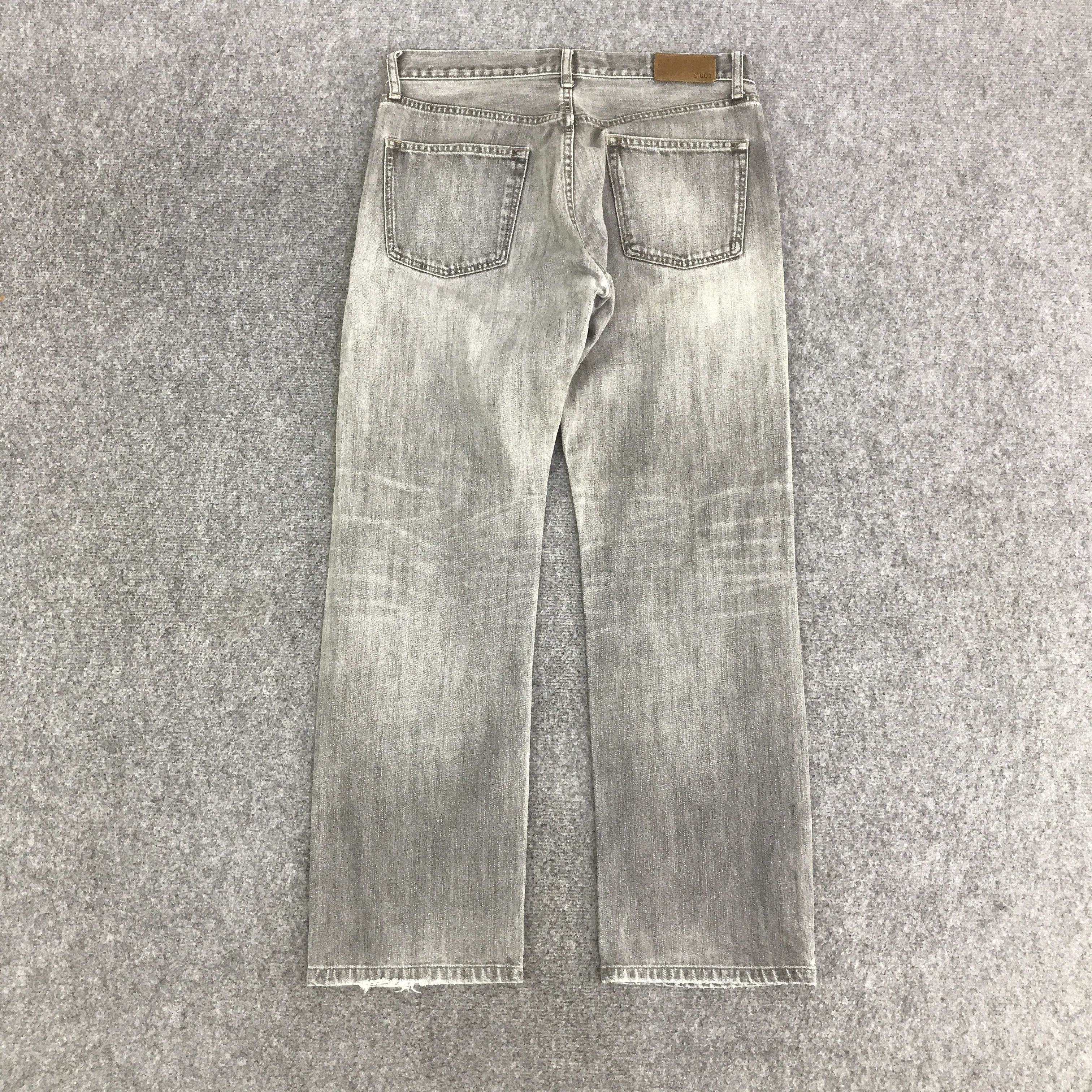 Japanese Brand BLACK DENIM JAPAN UNIQLO DISTRESSED DENIM K133B13 Size US 32 / EU 48 - 4 Thumbnail