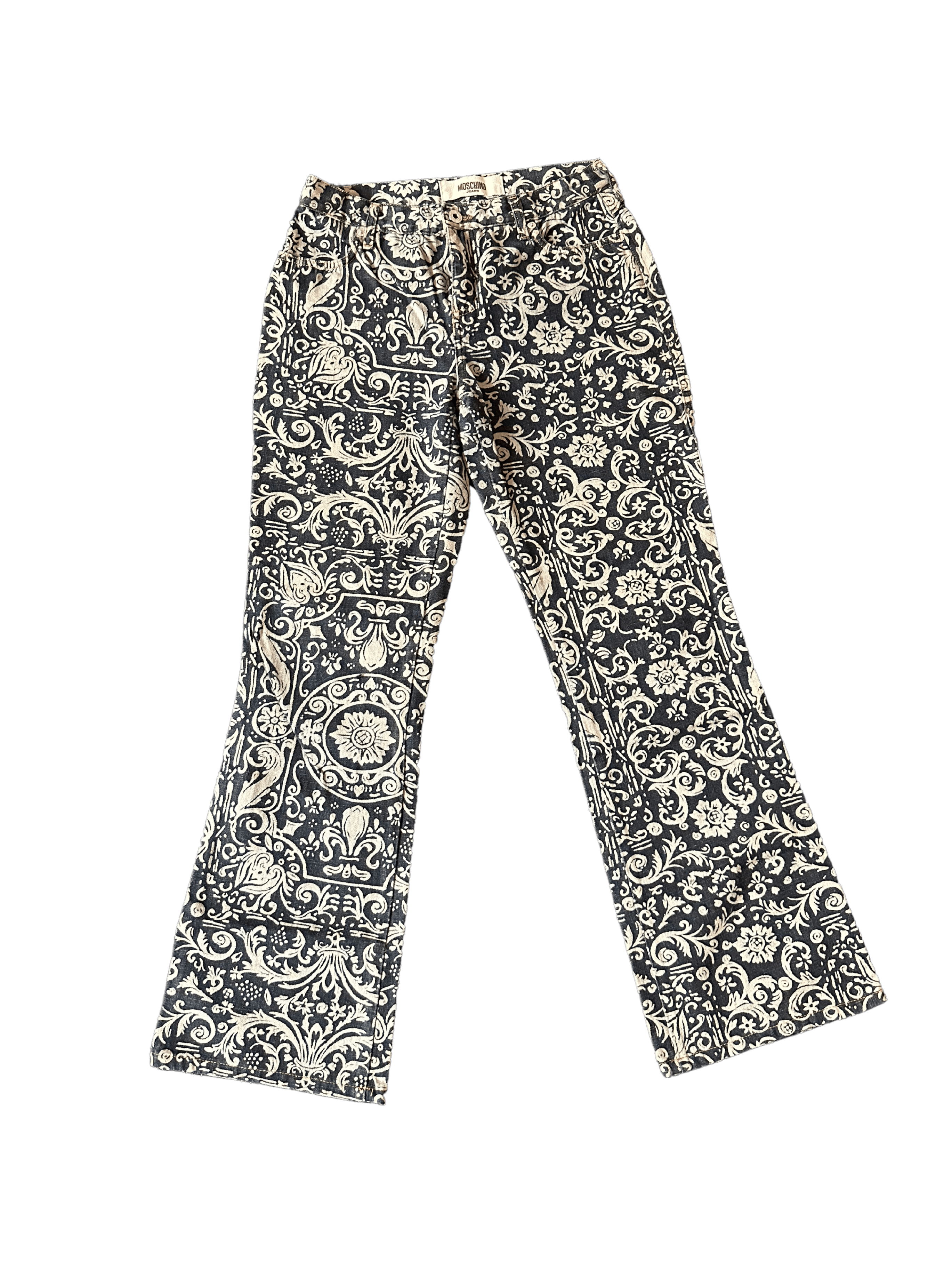 Moschino Moschino Baroque Print Denim Size 27" / US 4 / IT 40 - 1 Thumbnail