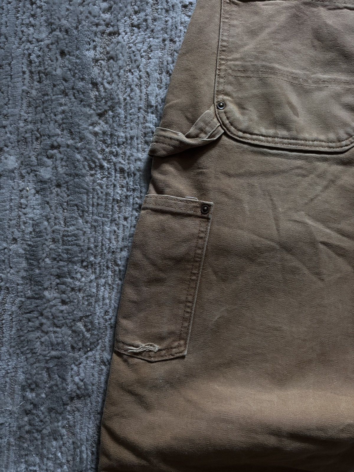 Carhartt Carhartt Vintage Brown Double knee carprenter pants Size US 34 / EU 50 - 6 Thumbnail