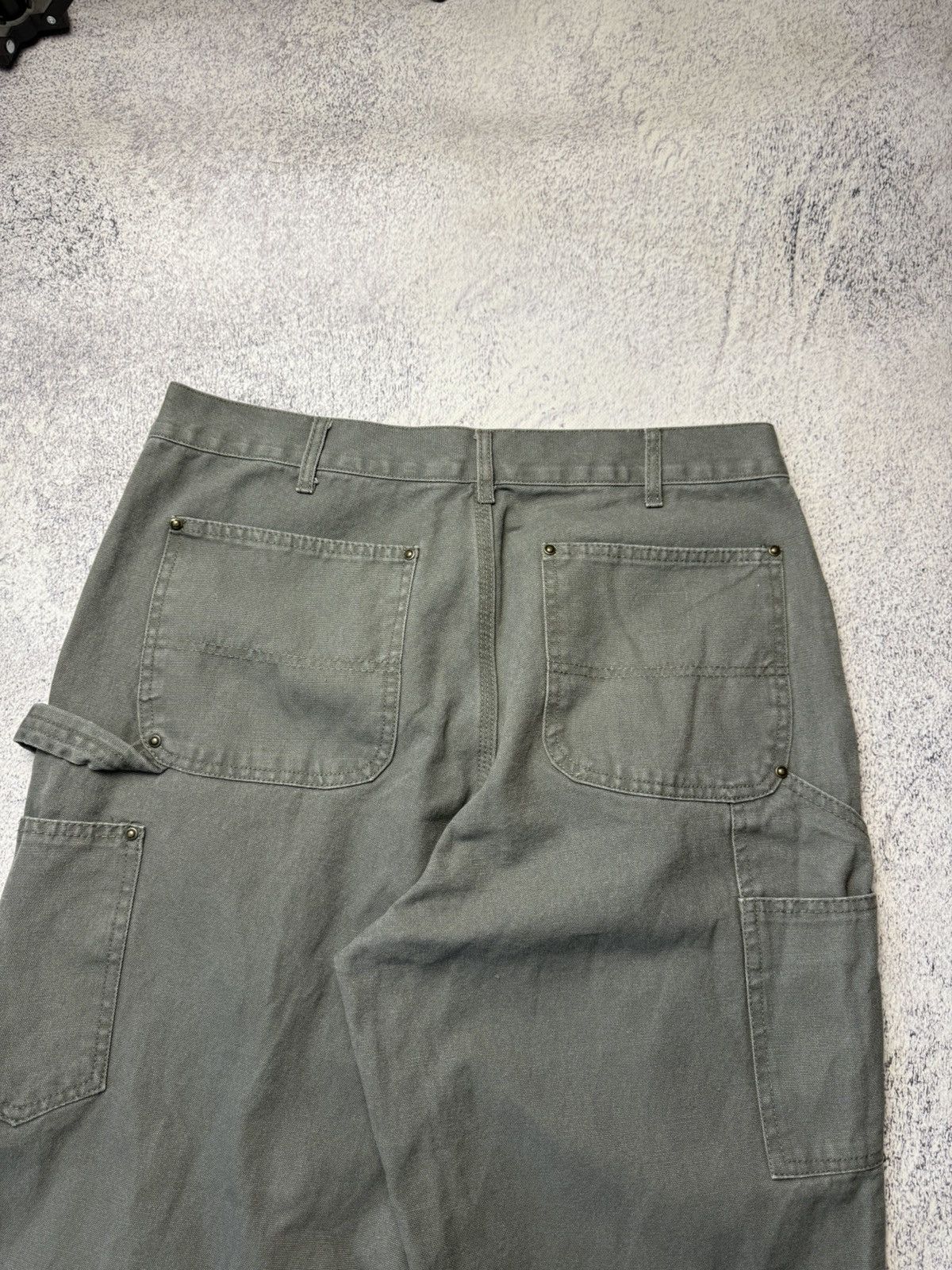 Carhartt Vintage Carhartt Double Knee Work Wear Pants Grey Sz 30 x 32 Size US 32 / EU 48 - 8 Thumbnail