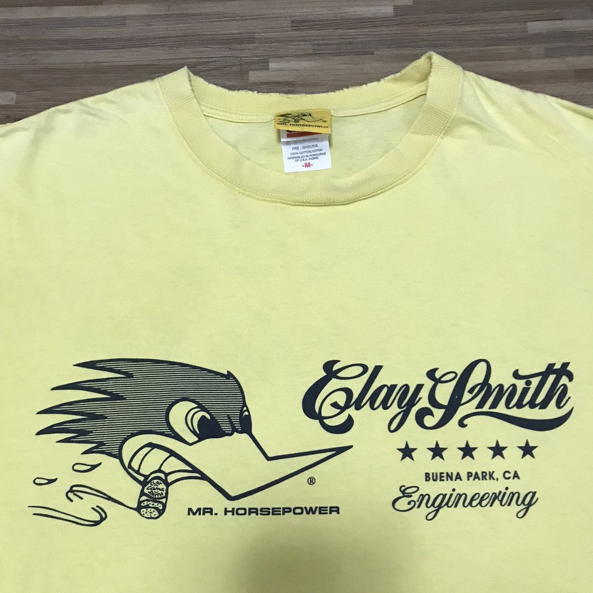 Cartoon Network × Other × Vintage CLAY SMITH MR.HORSEPOWER BUENA ENGINEERING DISTRESS TEE Size US M / EU 48-50 / 2 - 2 Thumbnail