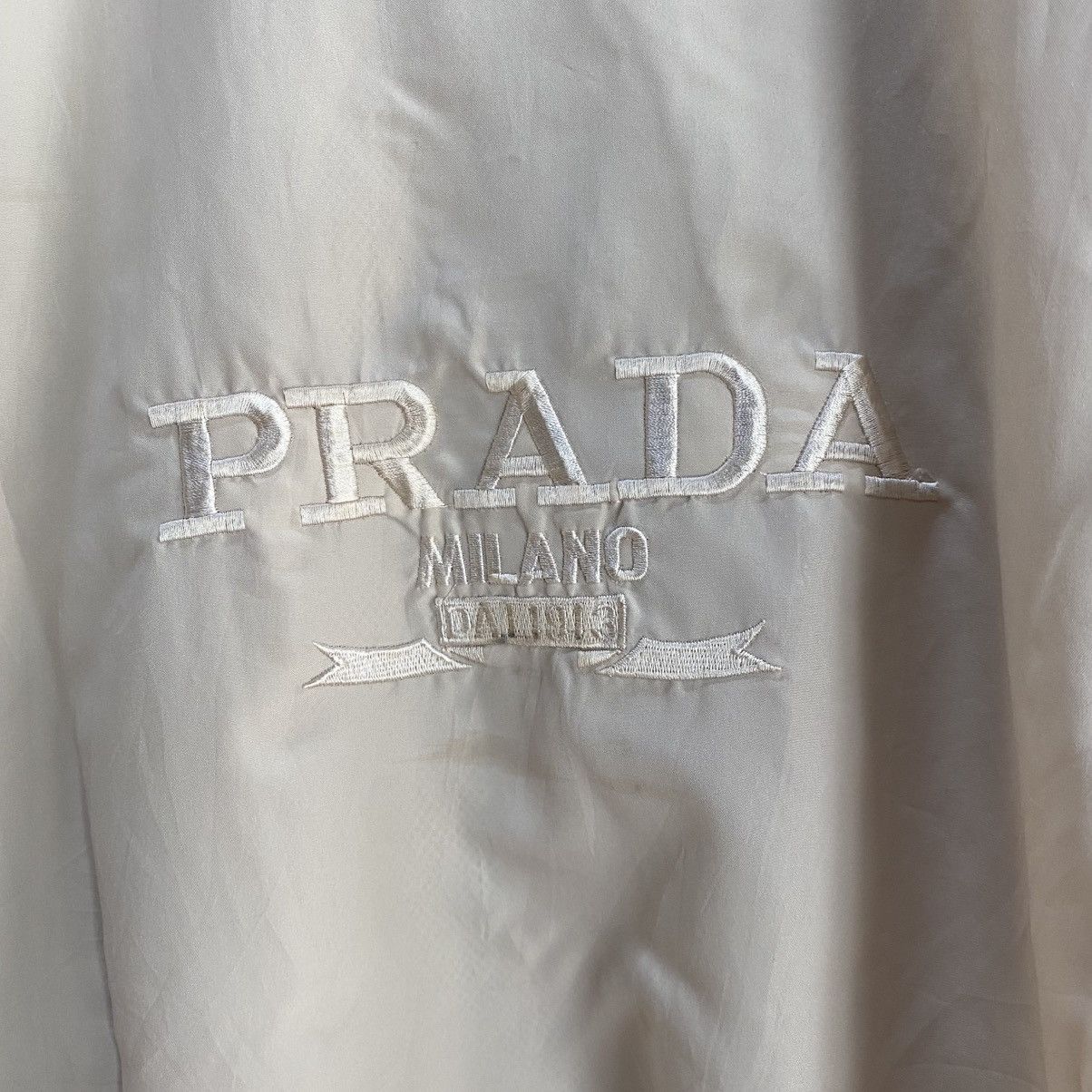 Vintage Vintage Bootleg Prada Milano Zip Light Jacket Size US L / EU 52-54 / 3 - 10 Thumbnail
