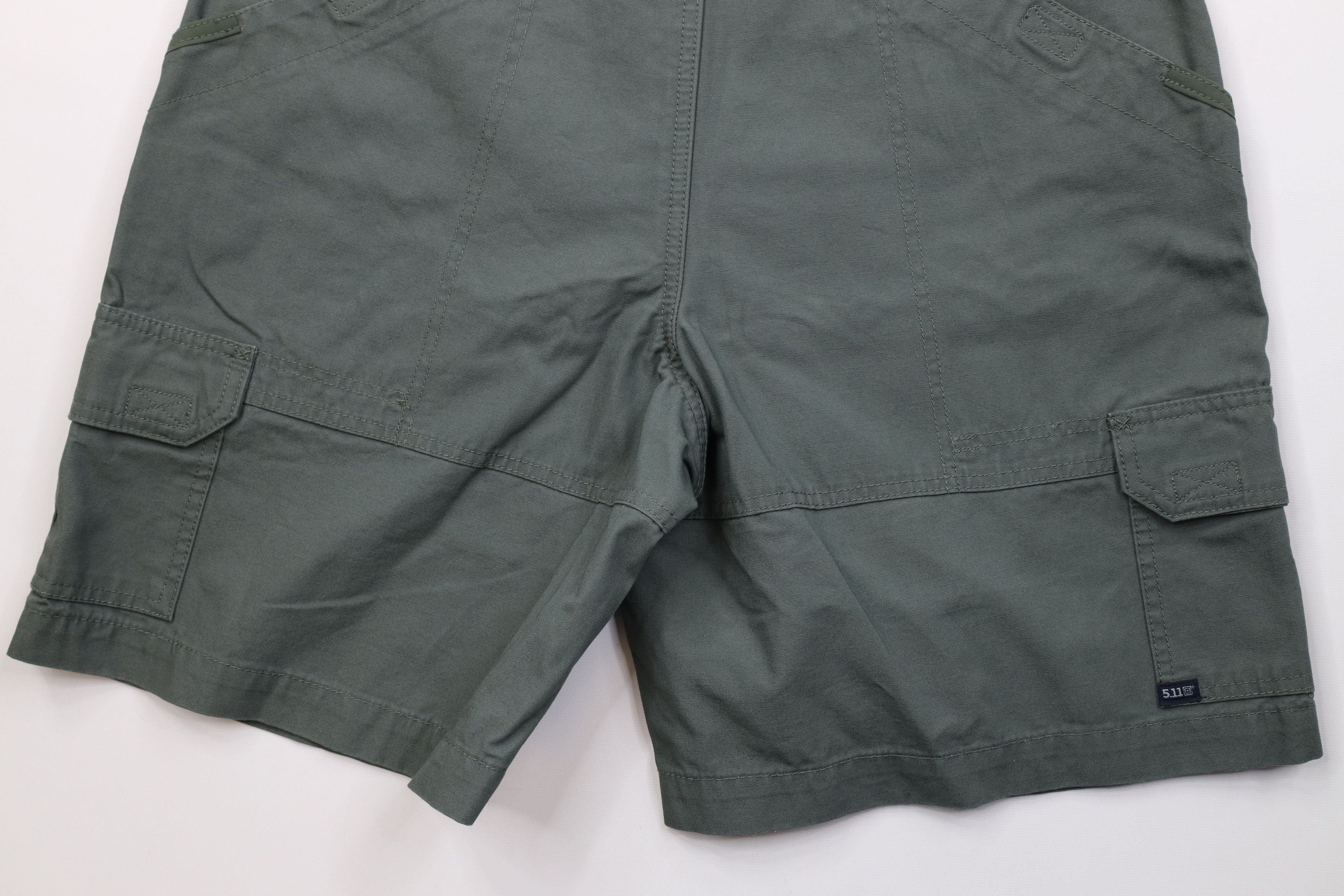 Vintage Vintage 5.11 Tactical Uniform Cargo Shorts Green Cotton Size US 34 / EU 50 - 10 Thumbnail