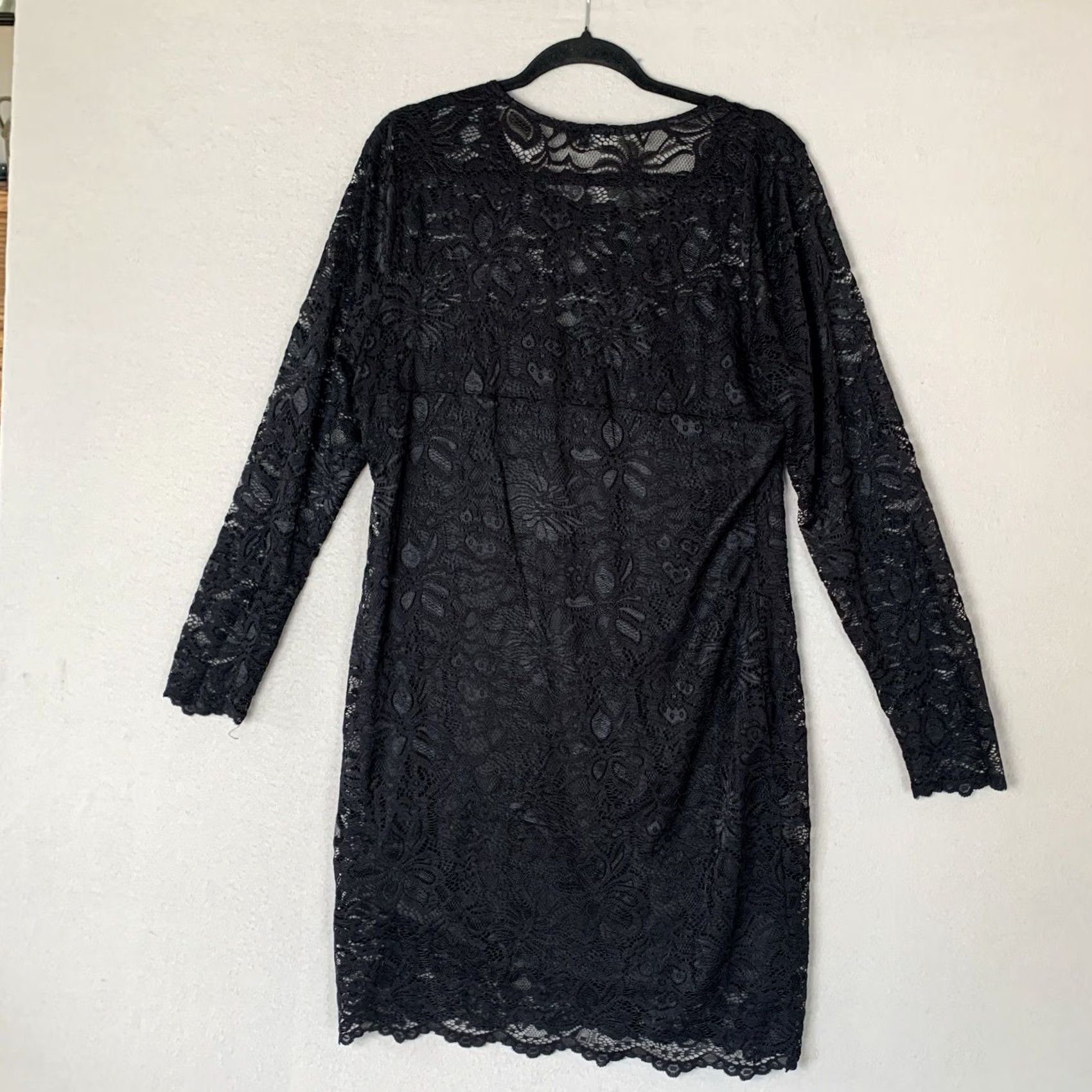 Vintage Charlotte Russe Dress Women Plus Size 2X Black Lace Whimsigoth Witchy Cocktail Size XXL / US 16-18 / IT 52-54 - 3 Thumbnail
