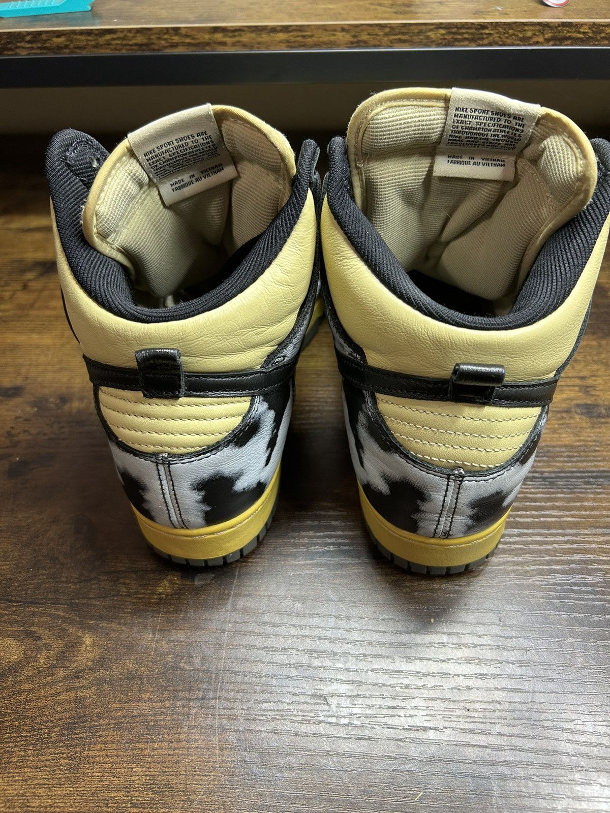 Nike Nike Dunk High 1985 ‘Black Acid Wash’ Size US 9.5 / EU 42-43 - 5 Thumbnail