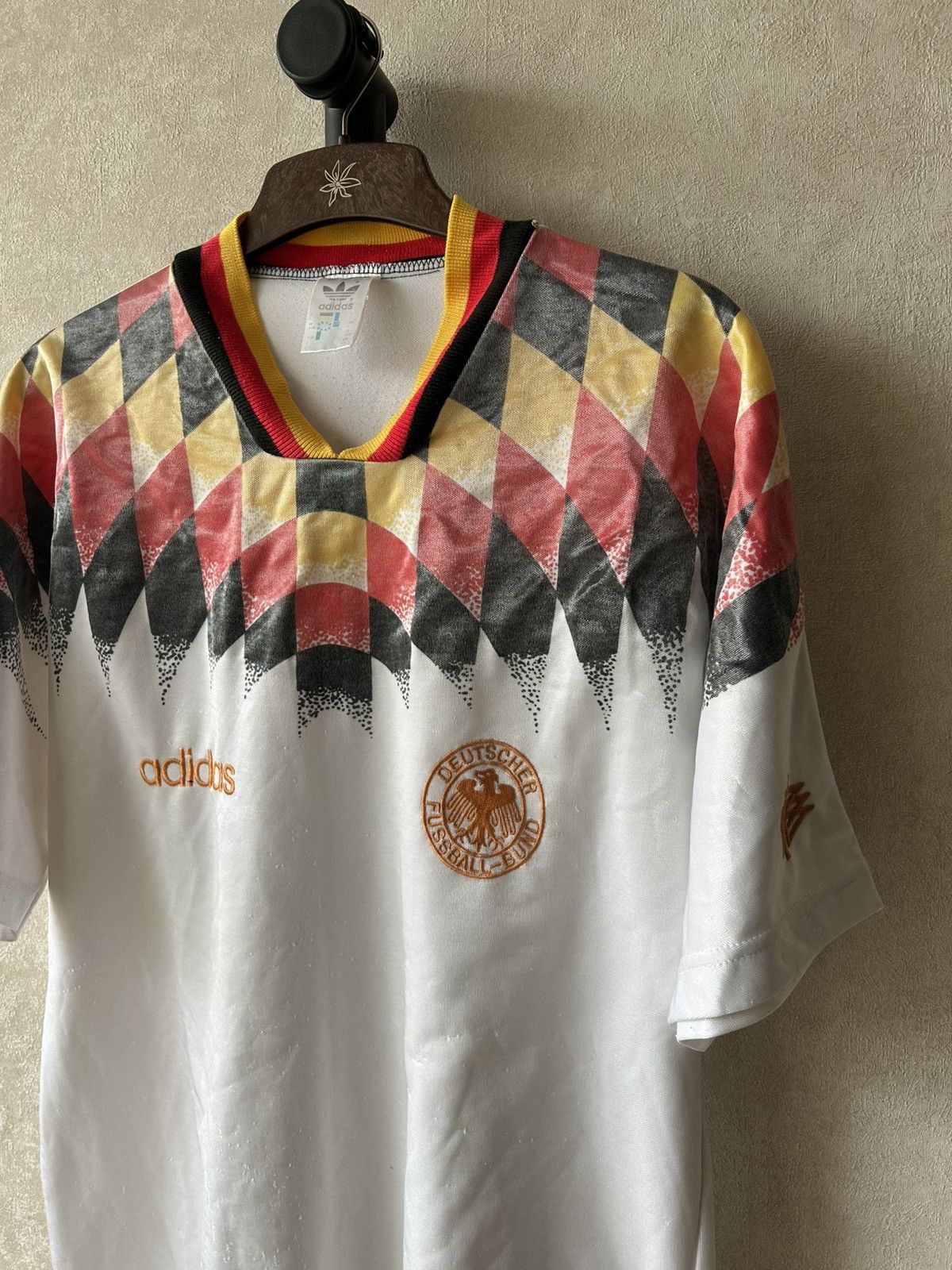Adidas 1994 Adidas Germany Home Soccer Jersey Size US XL / EU 56 / 4 - 2 Thumbnail