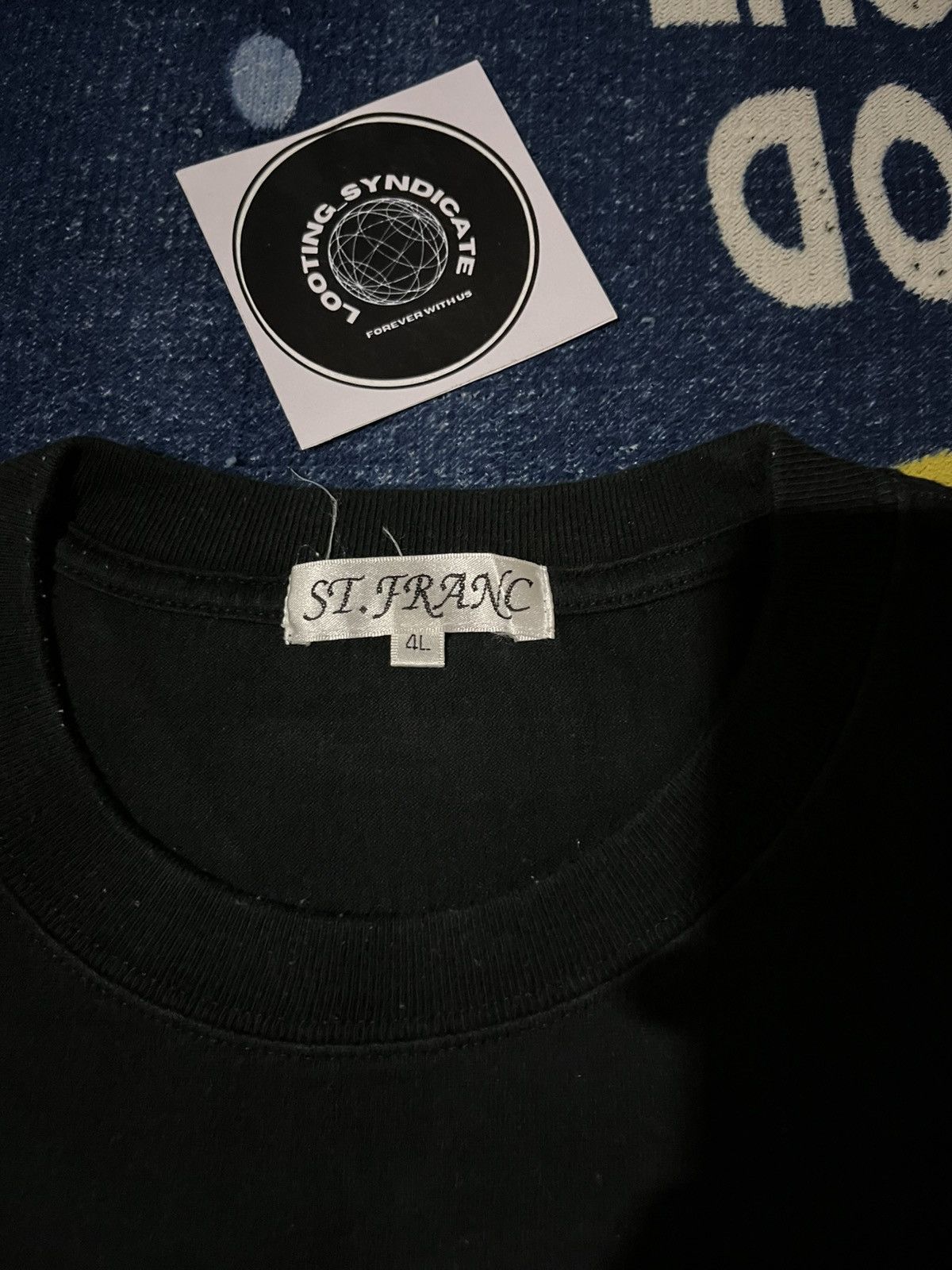 Japanese Brand ST. Franc Experiencing Clarity Of Sound Poem Longsleve Tee Size US XL / EU 56 / 4 - 7 Thumbnail