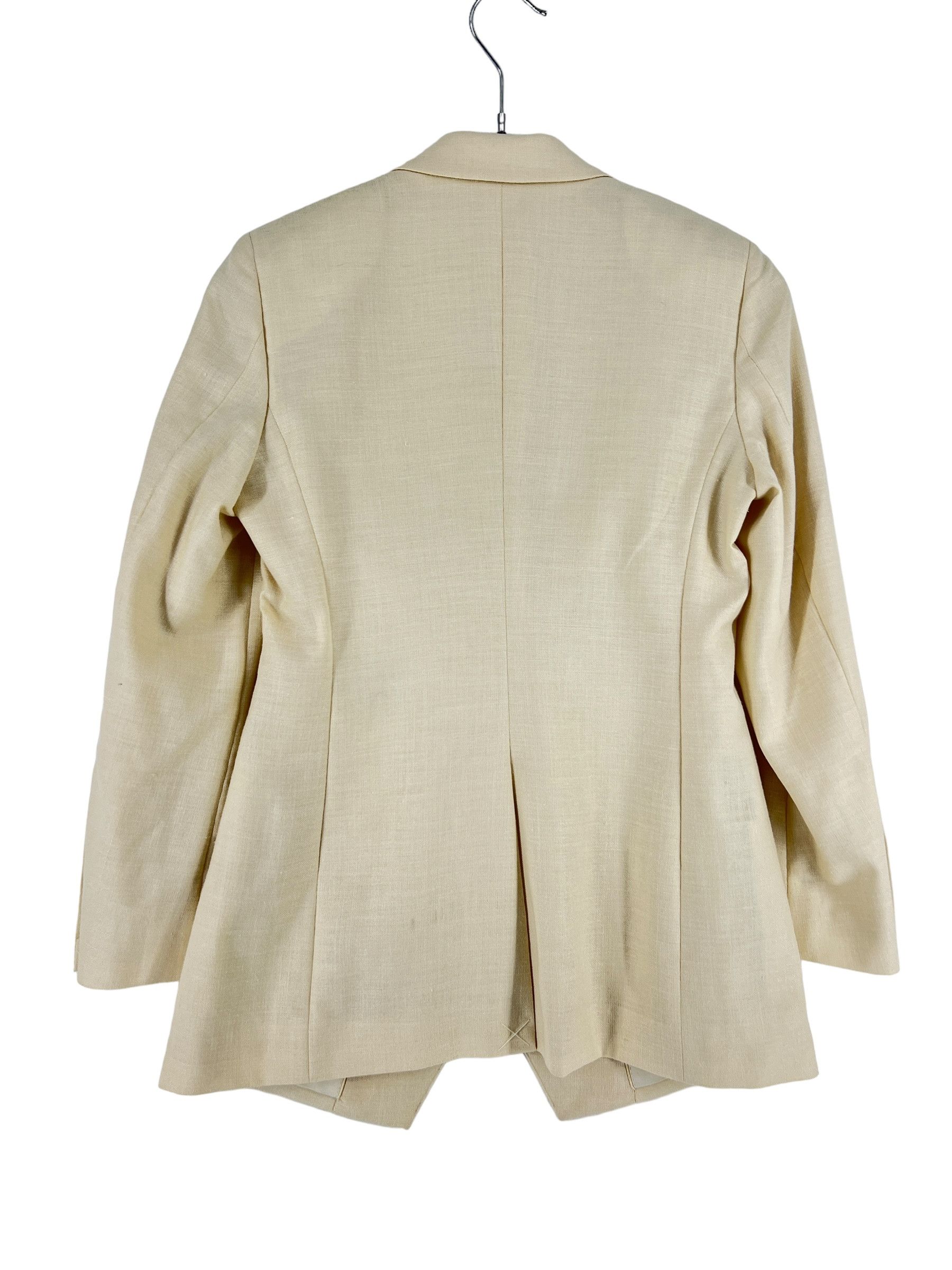 Other Wool Silk Linen Blazer Size XS (EU:34S; UK:8; US:4) Size S / US 4 / IT 40 - 2 Thumbnail