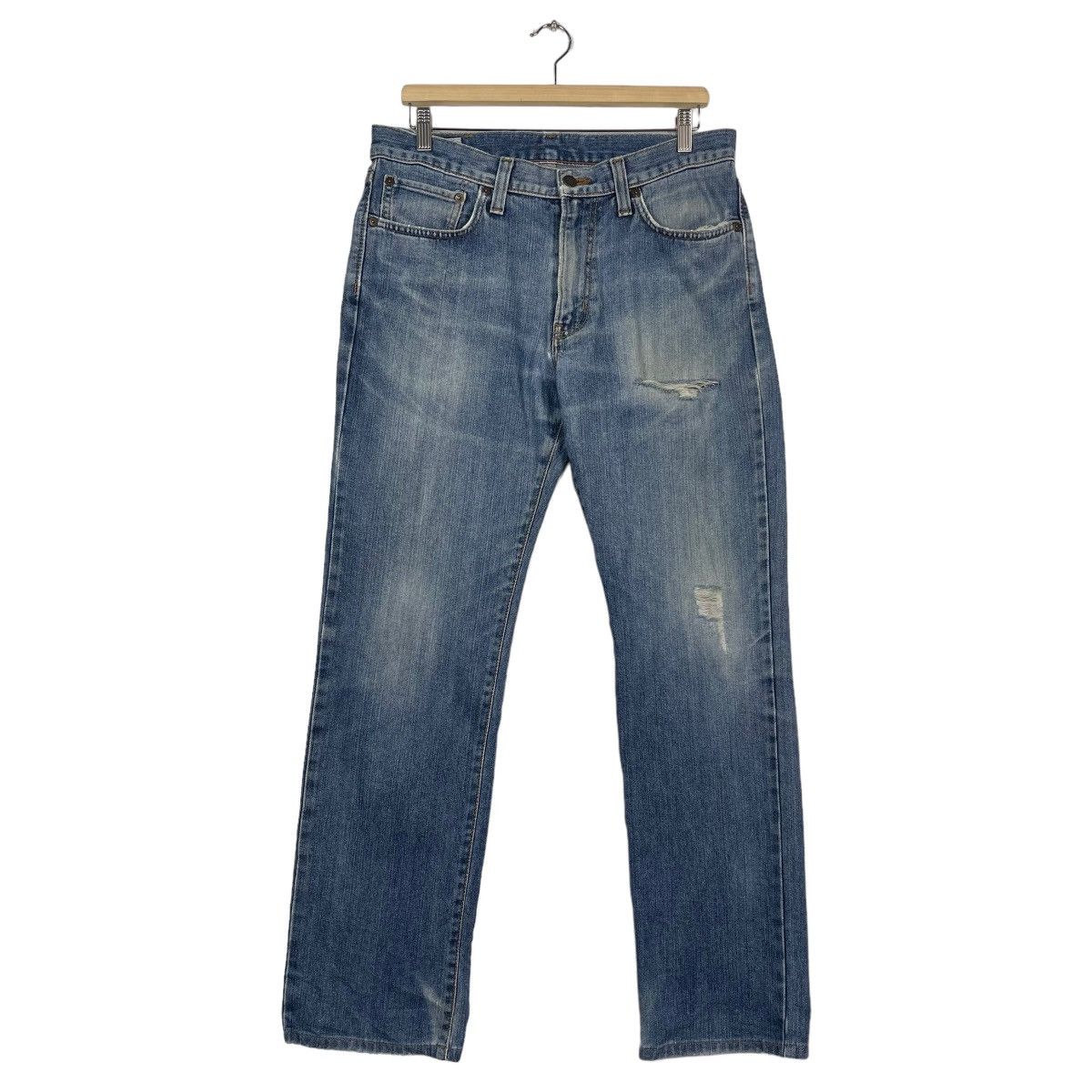 Edwin Vintage Edwin 402 Made In Japan Distressed Jeans Size US 33 - 2 Thumbnail