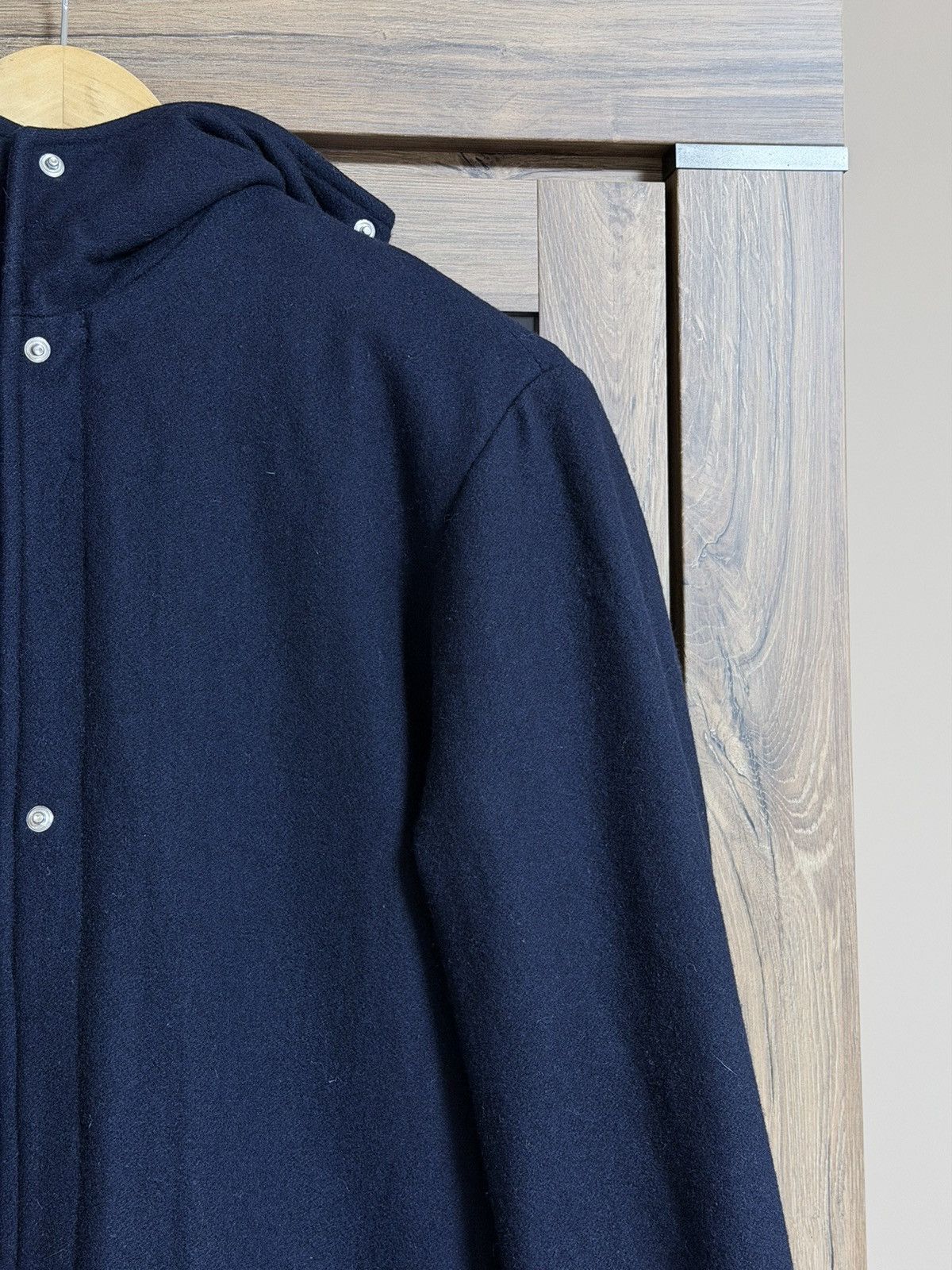 Our Legacy Our Legacy wool navy jacket sherpa L Parka Size US L / EU 52-54 / 3 - 3 Thumbnail