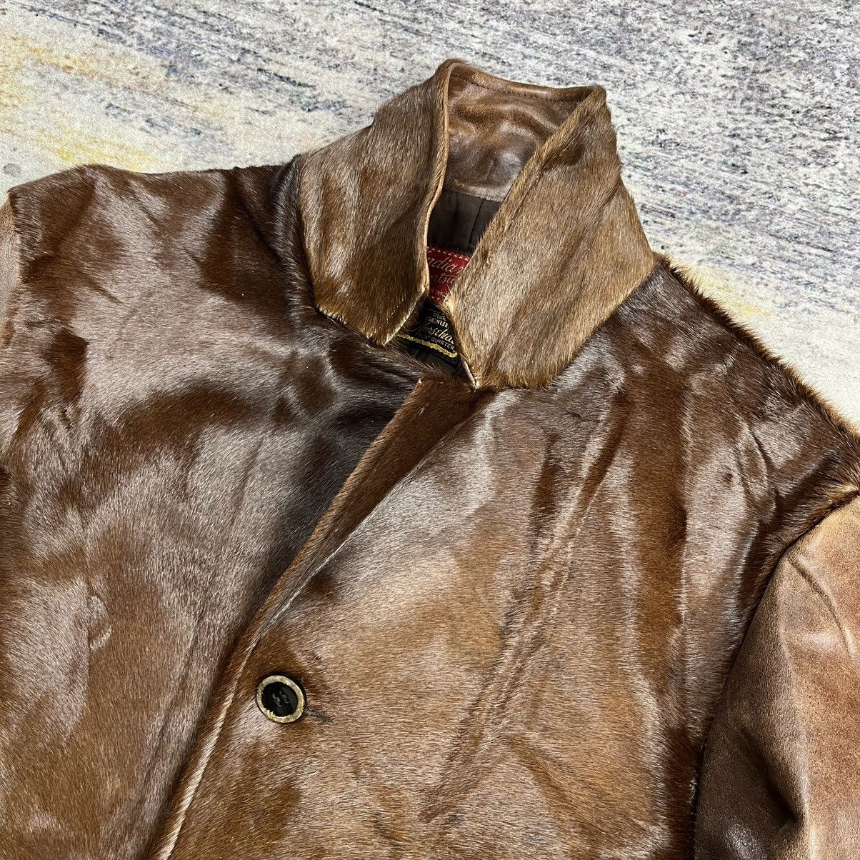 Indian Motorcycle Indian toyo enterprise pony hair horsehide leather jacket Size US M / EU 48-50 / 2 - 8 Thumbnail