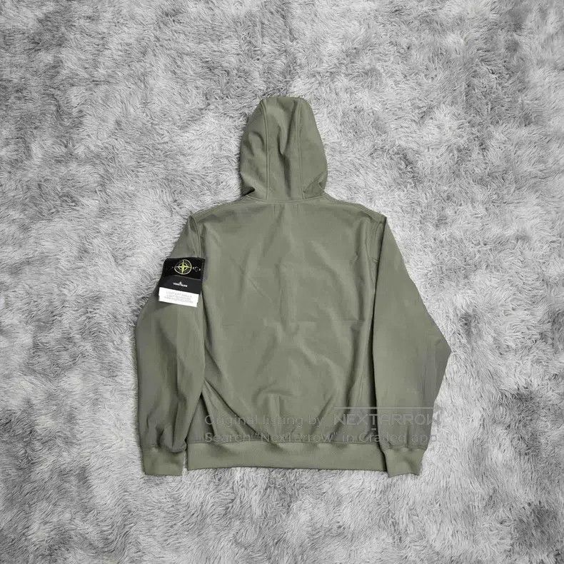 Stone Island Stone Island Solid Color Single-breasted Hooded Long Sleev Size US M / EU 48-50 / 2 - 2 Thumbnail