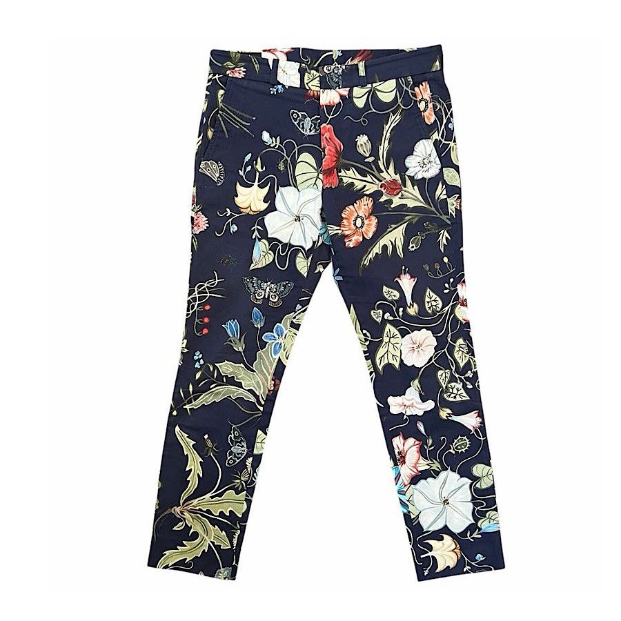 Gucci Authentic Gucci 14 SS Flora Pants Size US 31 - 1 Thumbnail