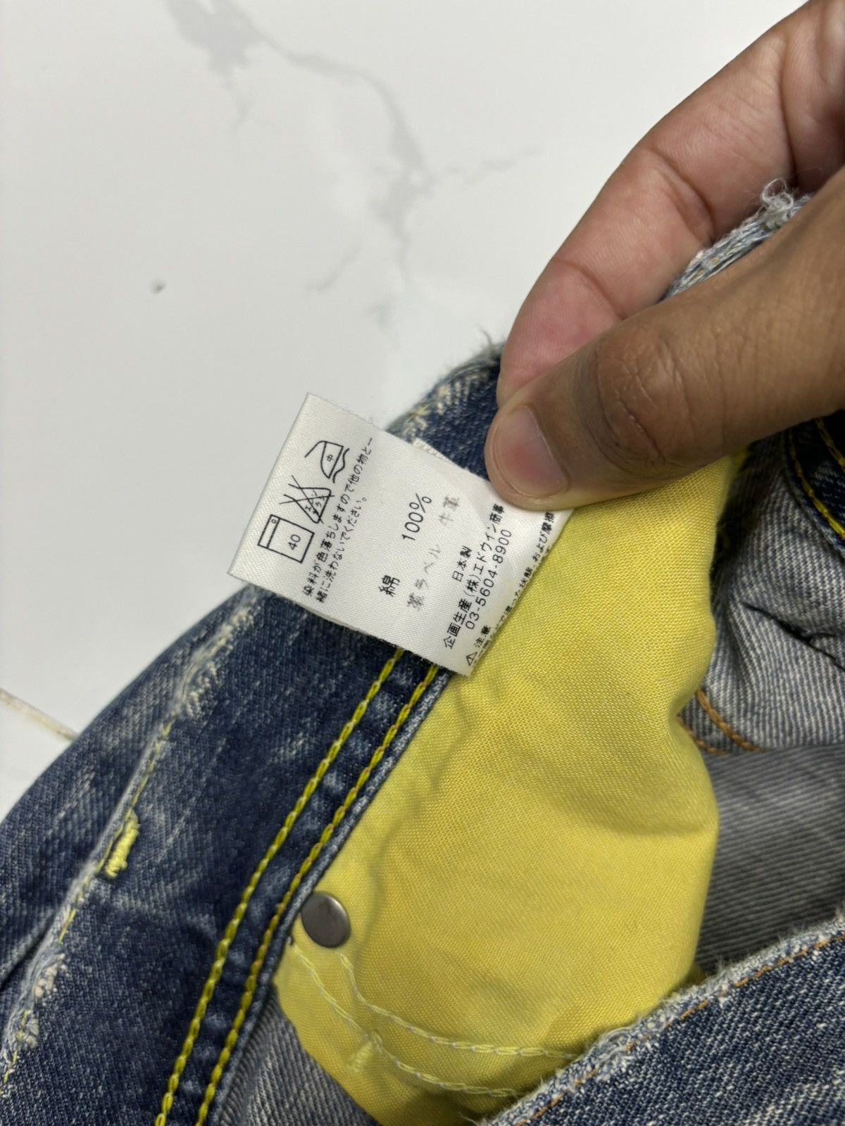 If Six Was Nine Flare Jeans Lee Rider Bootcut Denim Jeans Size 32" / US 10 / IT 46 - 10 Thumbnail