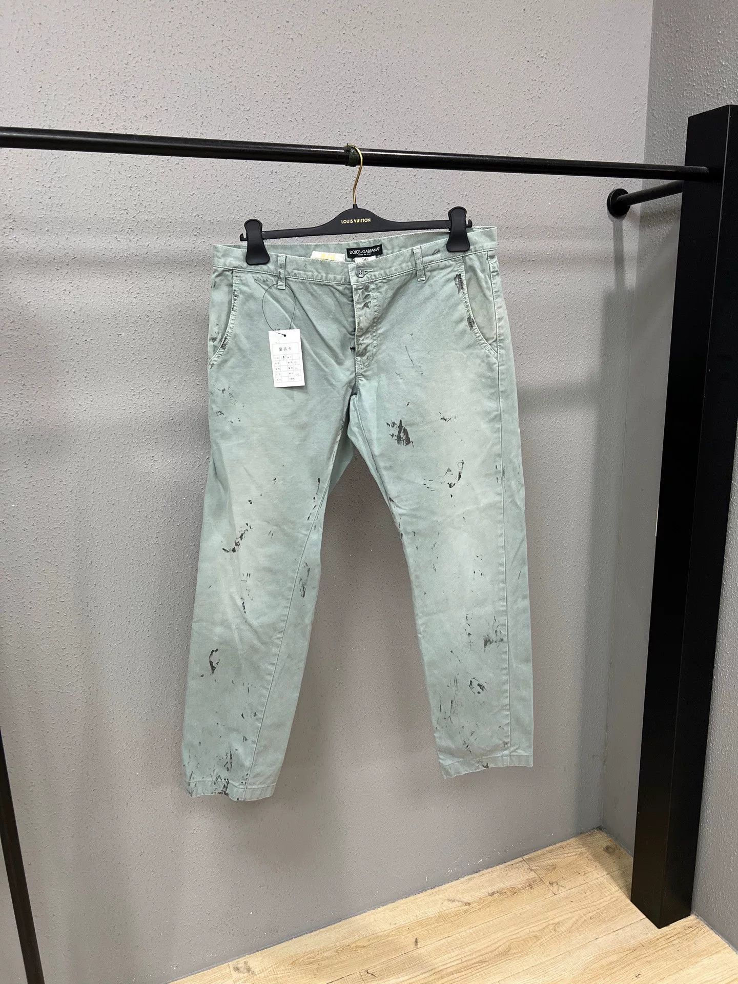 Dolce & Gabbana D&G Distressed Paint Jeans Size US 34 / EU 50 - 1 Thumbnail