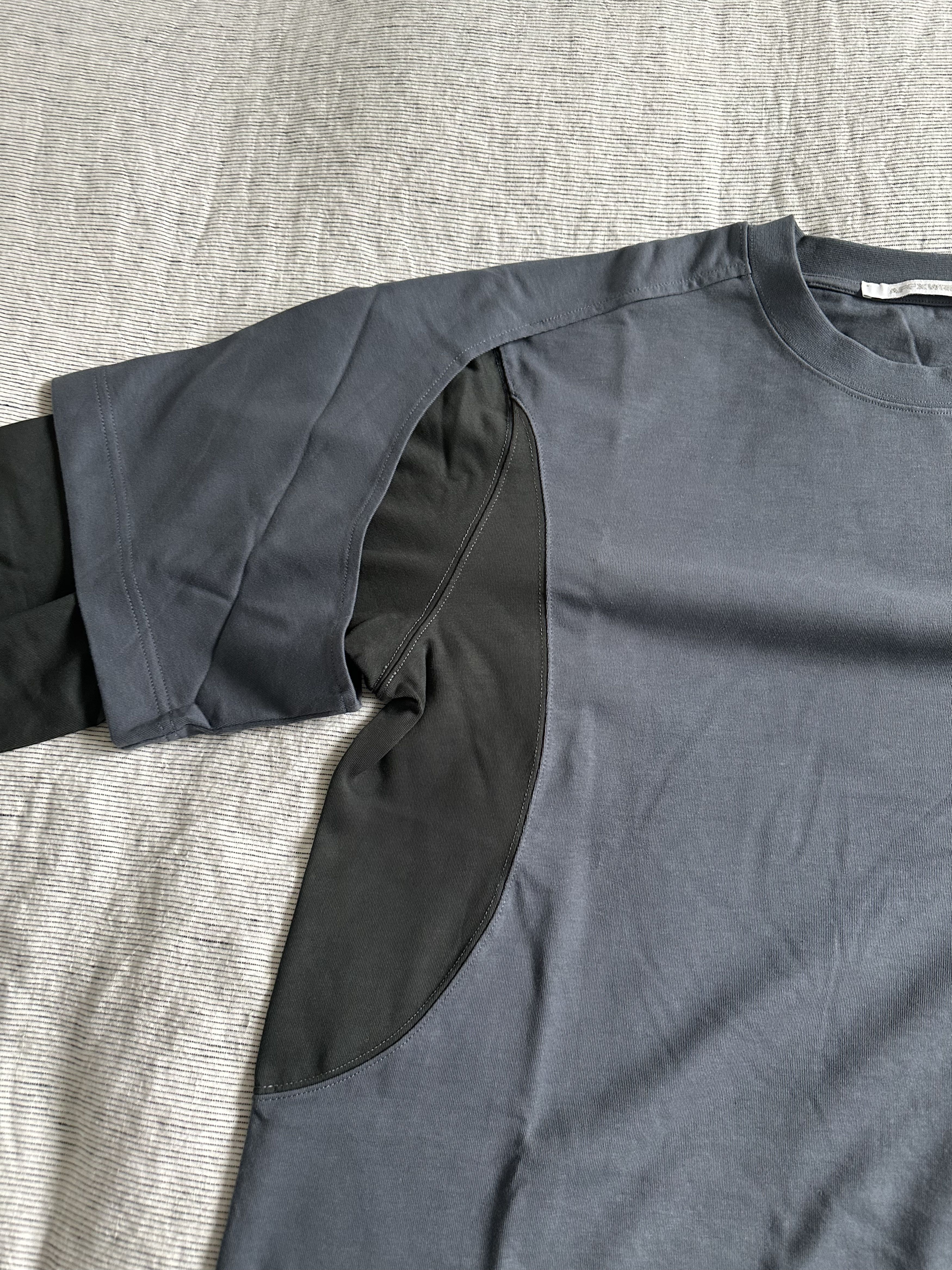 AFFXWRKS AFFXWRKS Blue & Gray Dual Sleeve Long Sleeve T-Shirt Size US XL / EU 56 / 4 - 4 Thumbnail