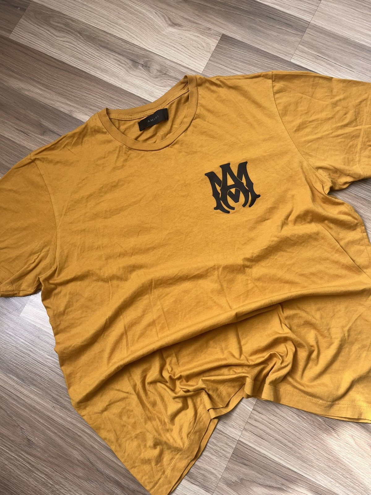 Amiri Y2K AMIRI T SHIRT DOUBLE LOGO DRILL Size US XL / EU 56 / 4 - 3 Thumbnail