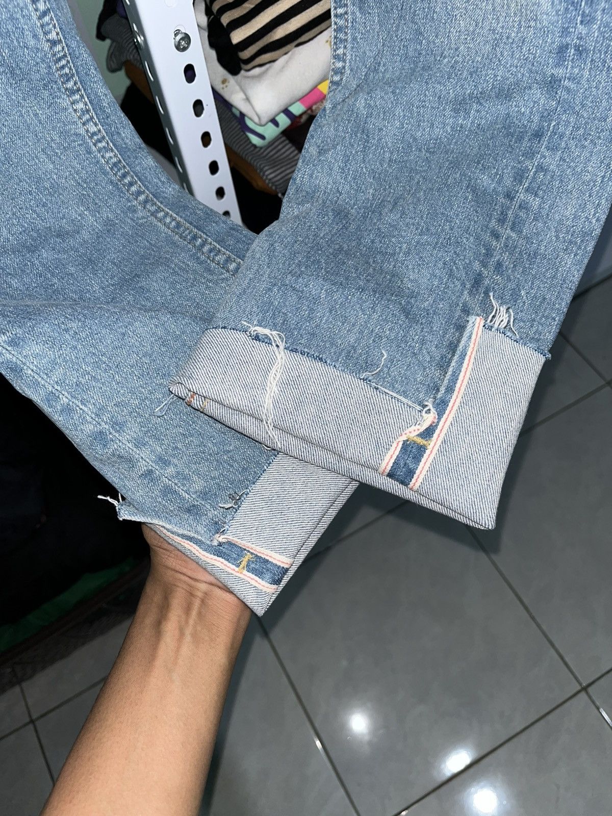 GOA GOA Nimes Distreseed Denim Selvedge Japanese Brand Size 27" / US 4 / IT 40 - 7 Thumbnail