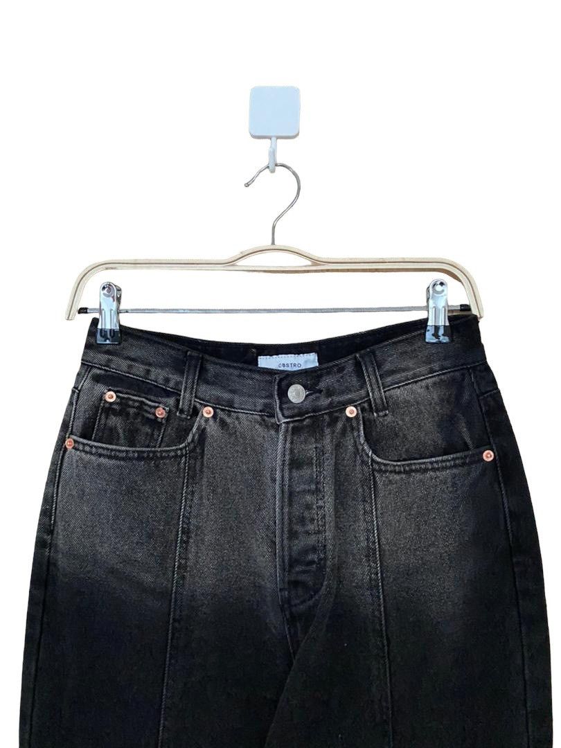 Japanese Brand × Vintage Vintage Japanese Brand Obstro Two Tone Jeans 1990s Size US 27 - 3 Thumbnail