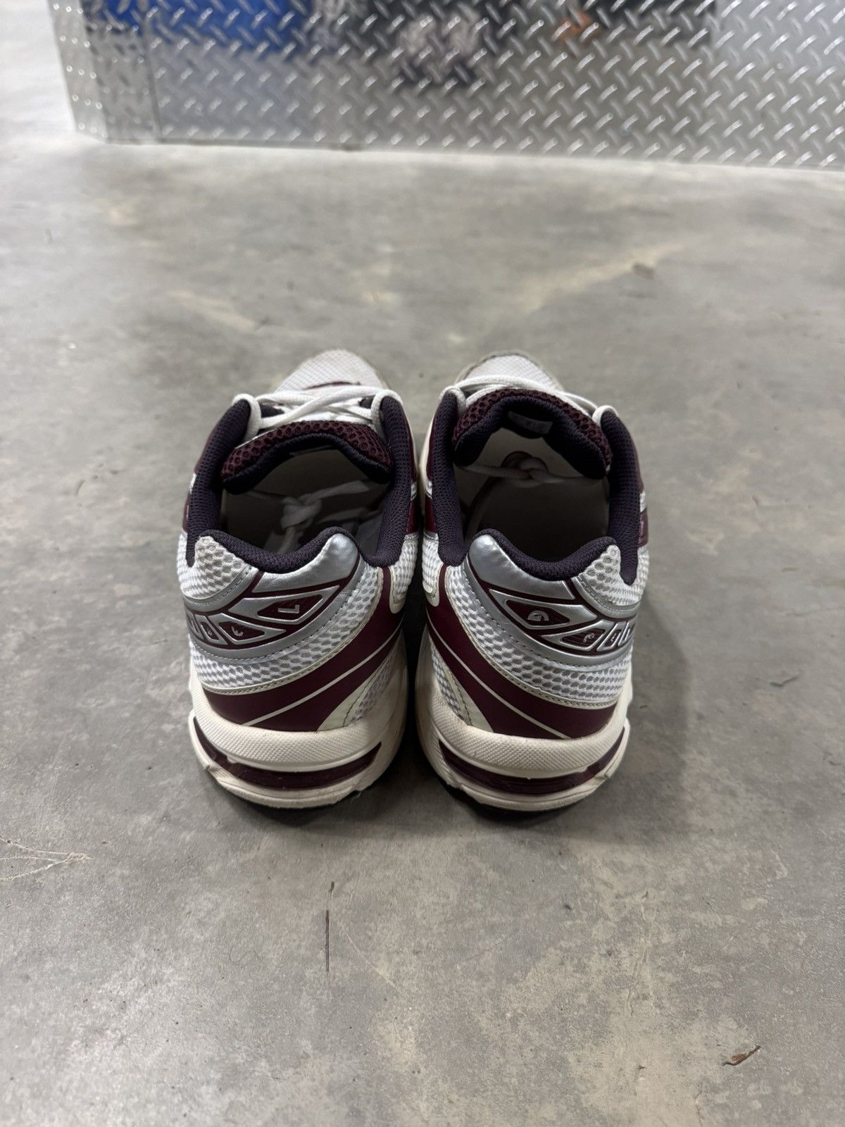 Asics Asics Gel 1130 White Burgundy Black Size 11.5 Size US 11.5 / EU 44-45 - 5 Thumbnail